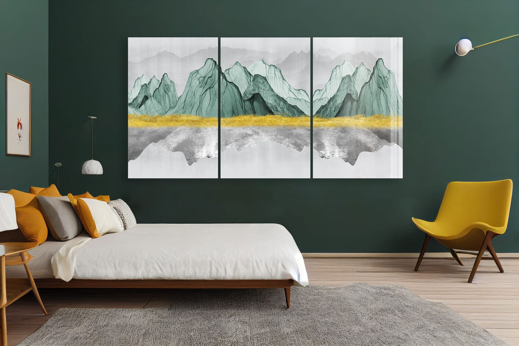 Artronauts Glass Print Green Iceberg - Trinity