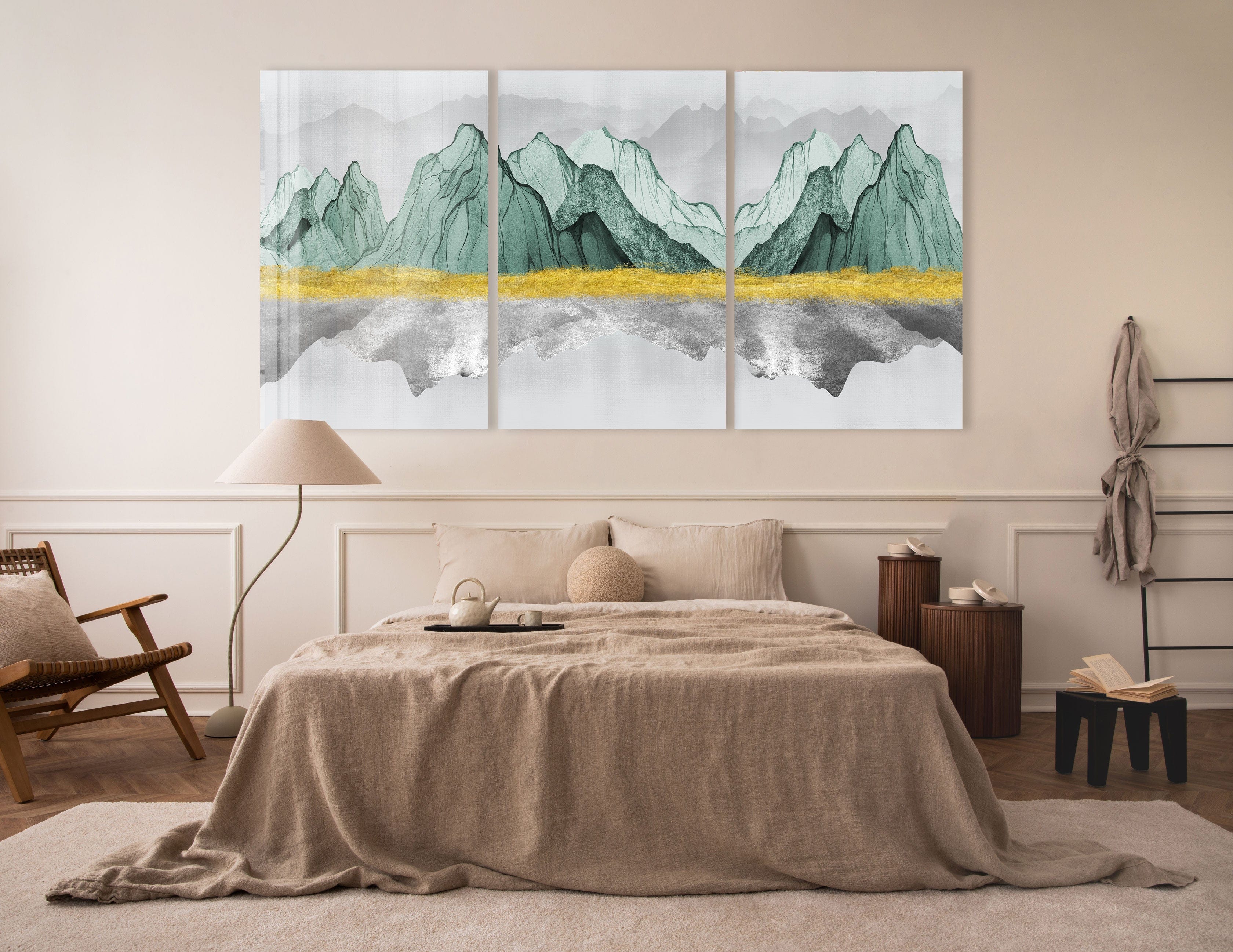 Artronauts Glass Print Green Iceberg - Trinity