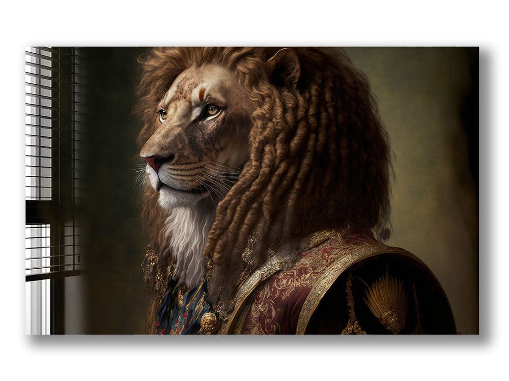 Artronauts Glass Print The King