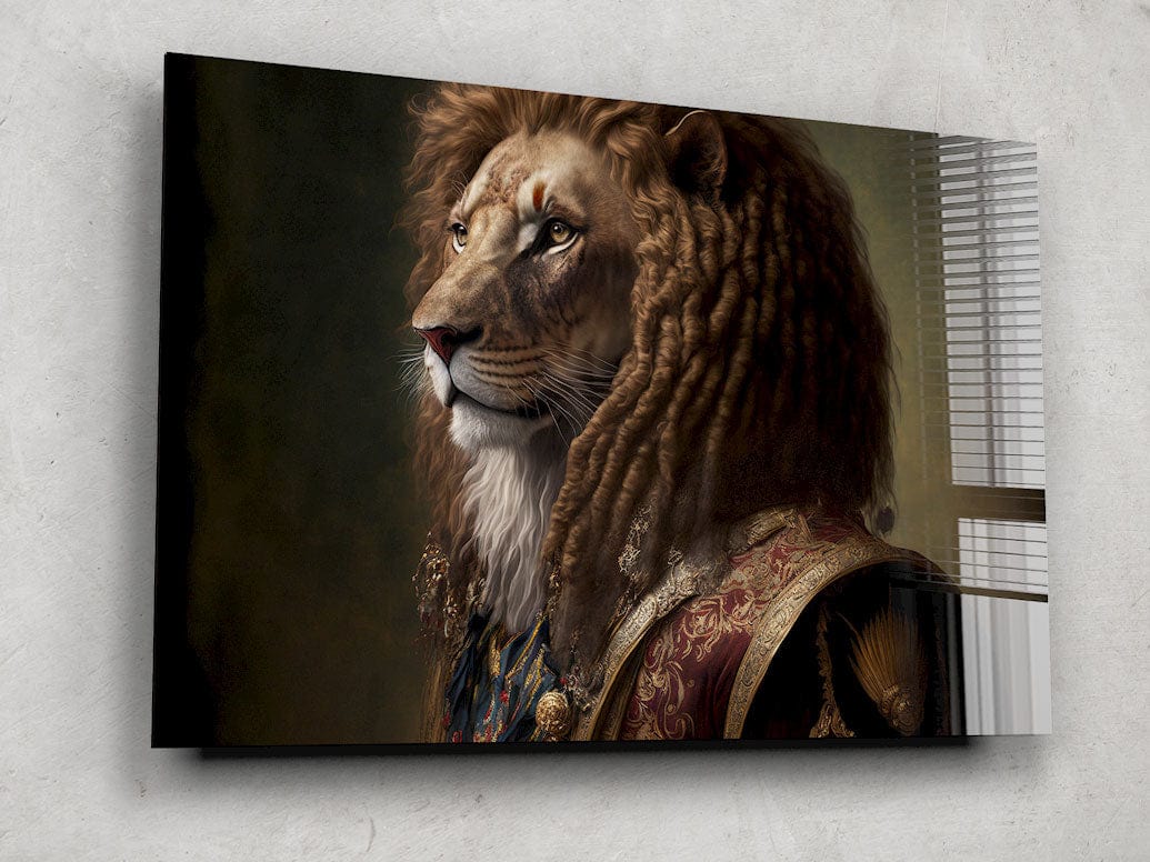 Artronauts Glass Print The King