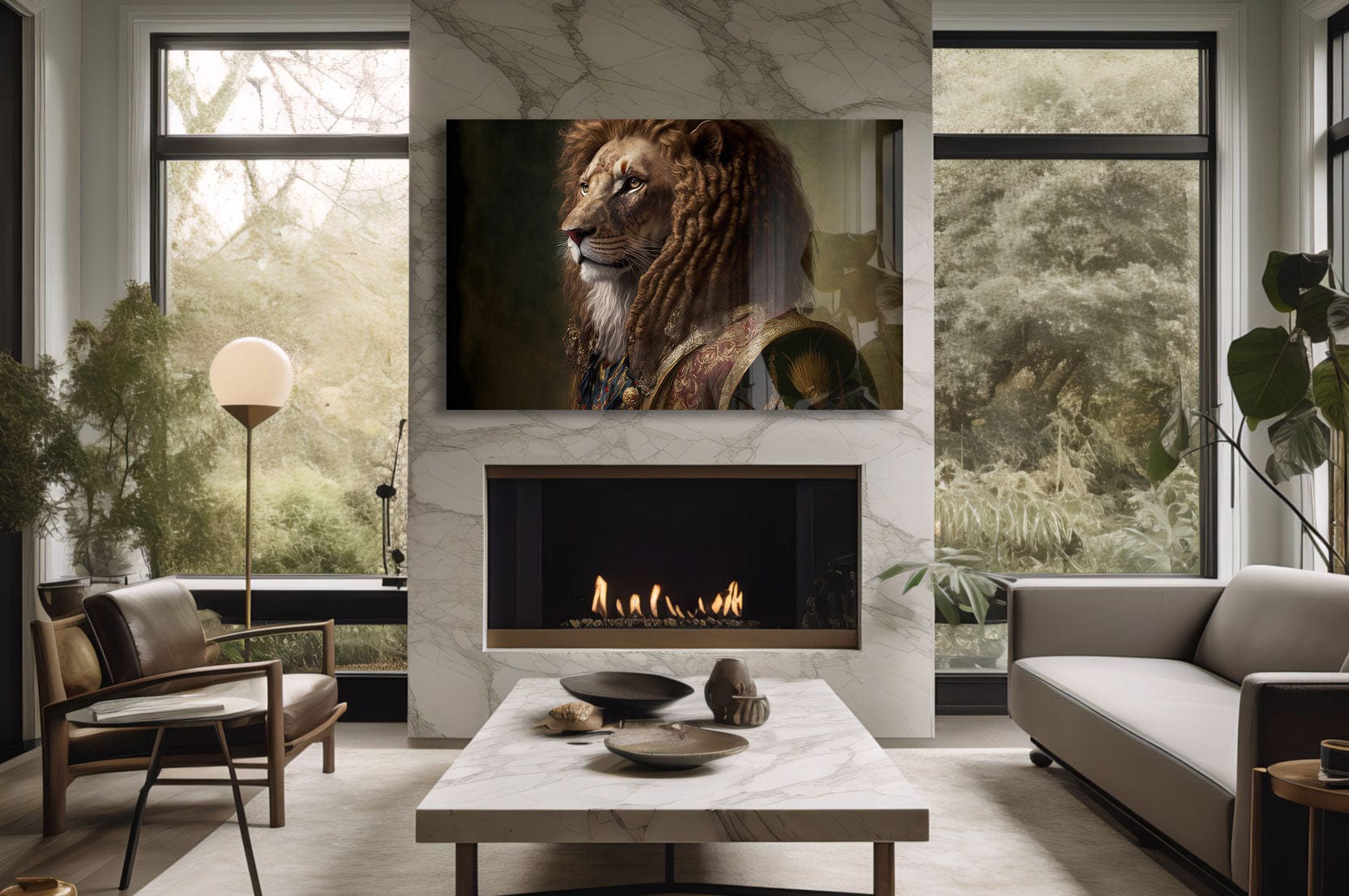 Artronauts Glass Print The King