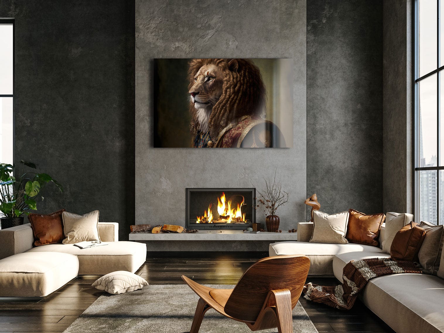 Artronauts Glass Print The King