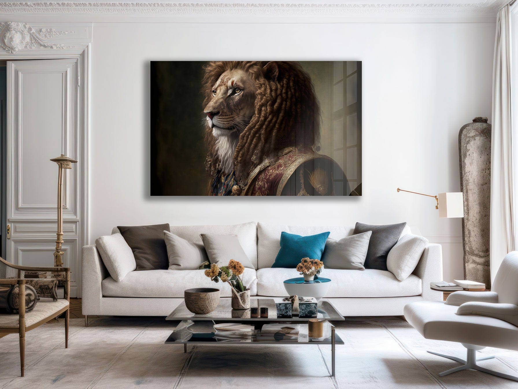 Artronauts Glass Print The King