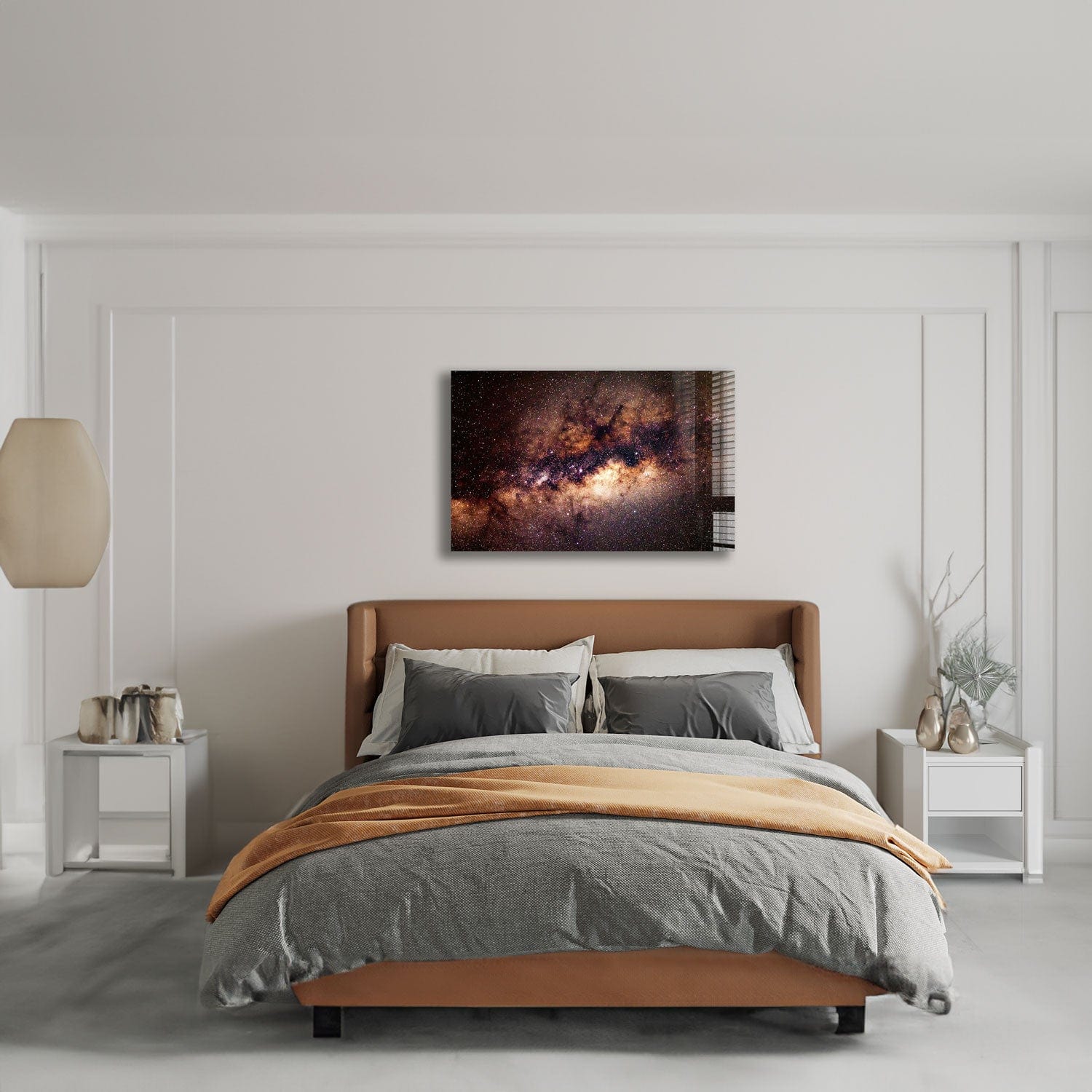 Artronauts Glass Print The Milky Way