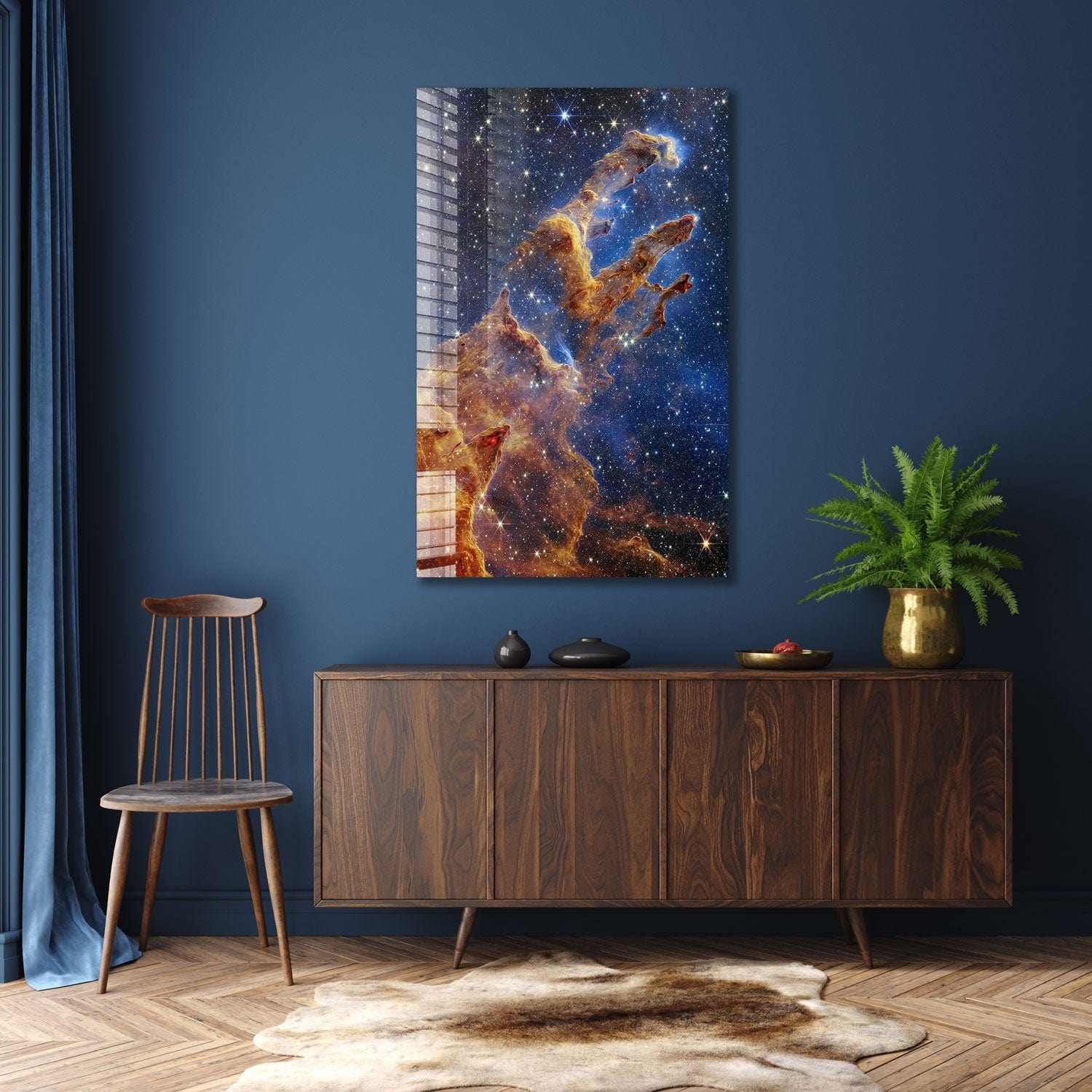 Artronauts Glass Print Pillars of Creation