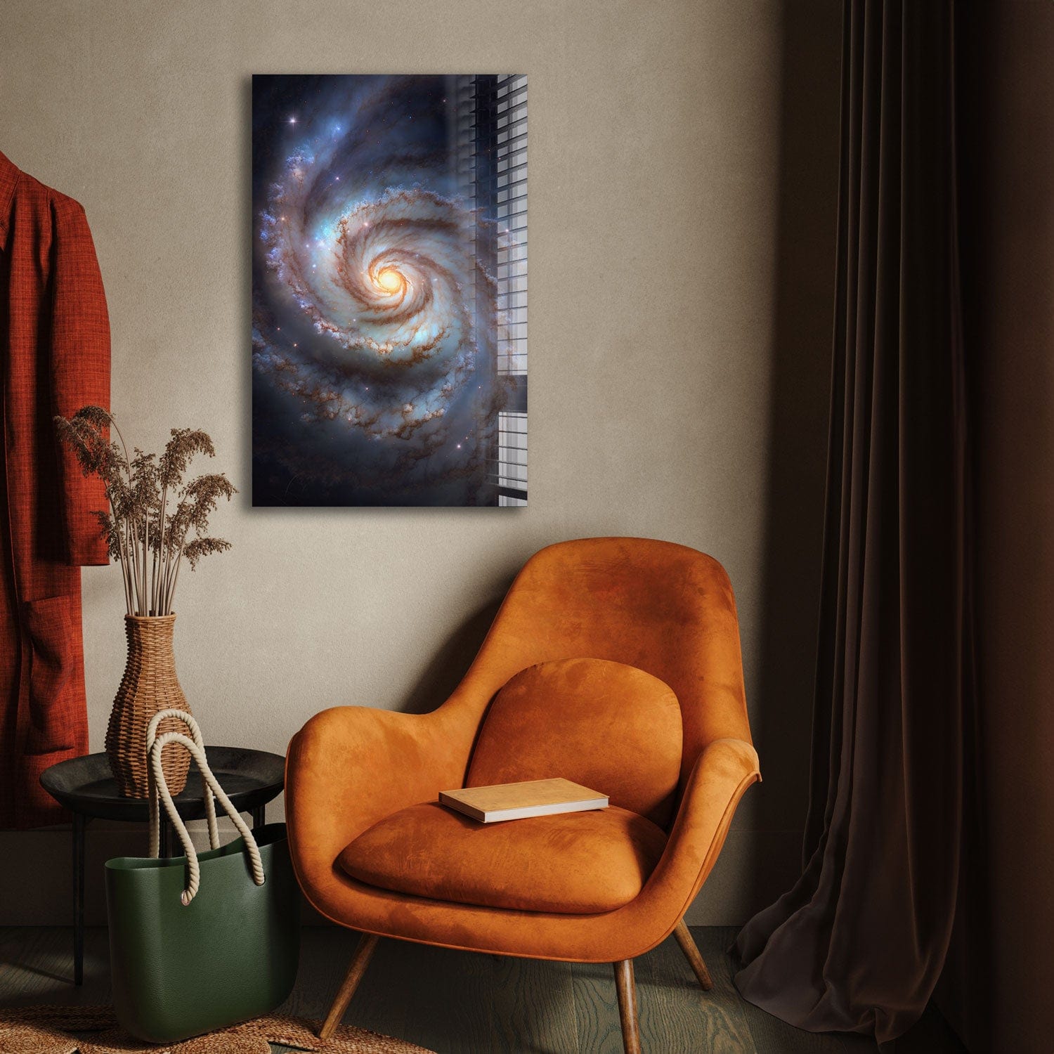 Artronauts Glass Print Whirlpool Galaxy