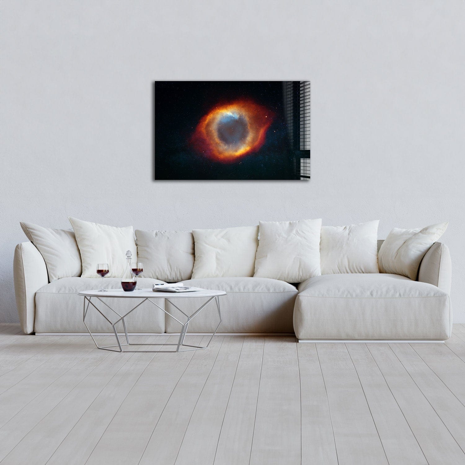 Artronauts Glass Print Nebula Eye