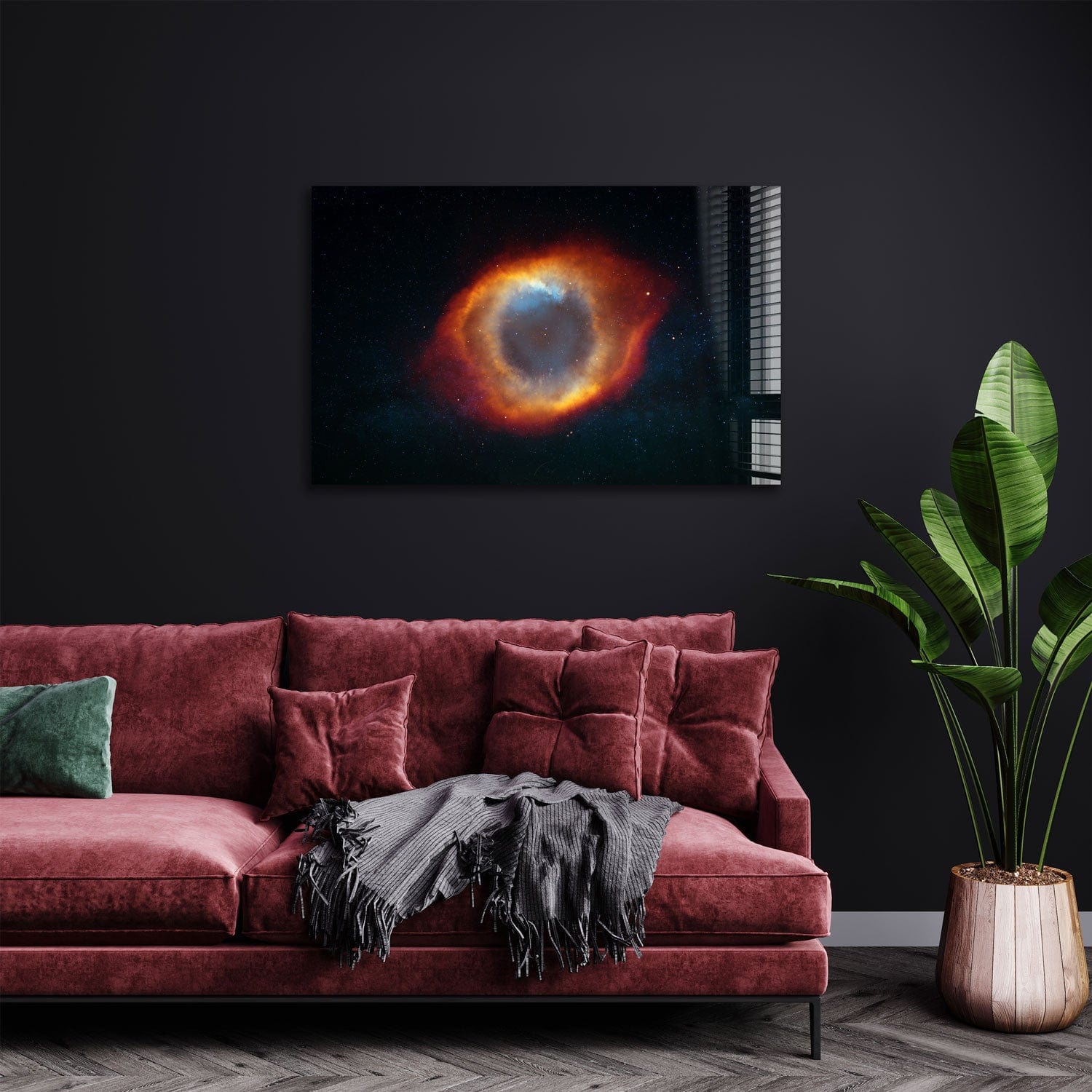 Artronauts Glass Print Nebula Eye