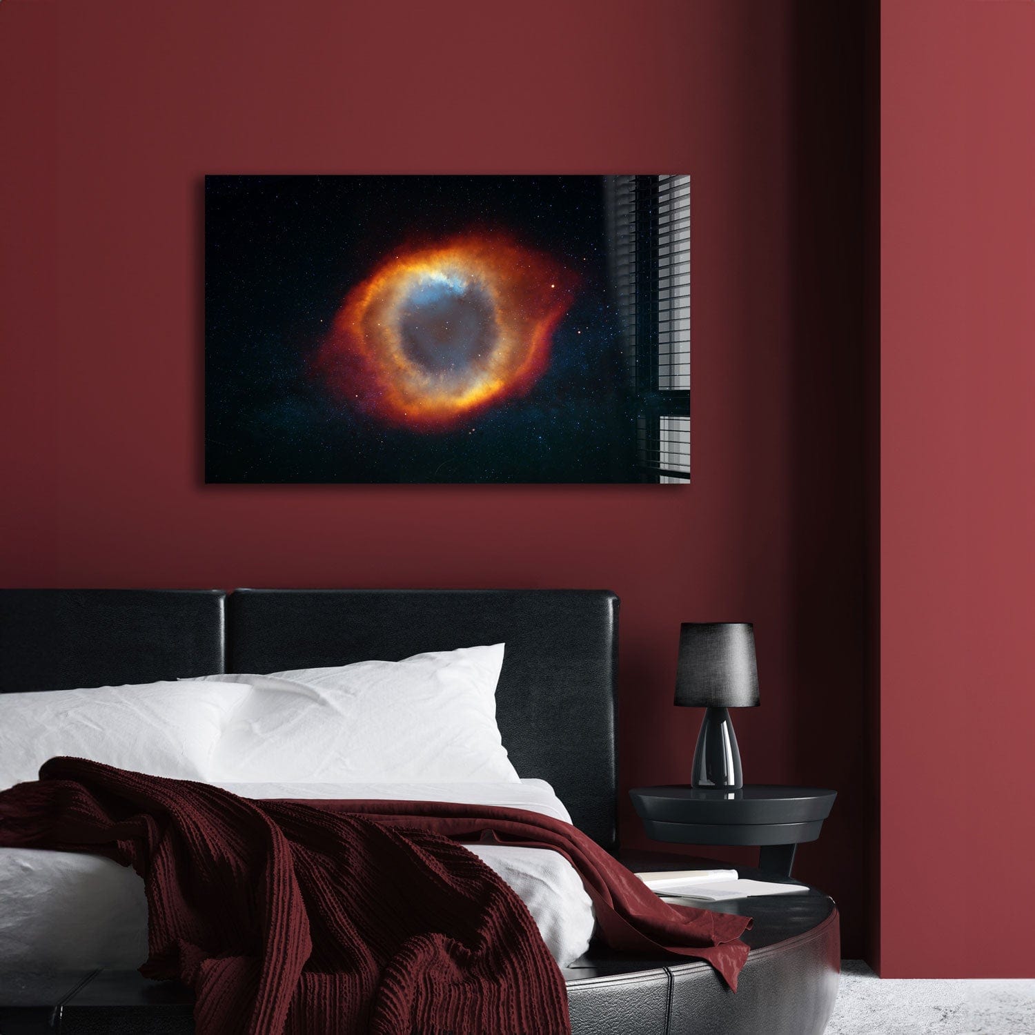 Artronauts Glass Print Nebula Eye