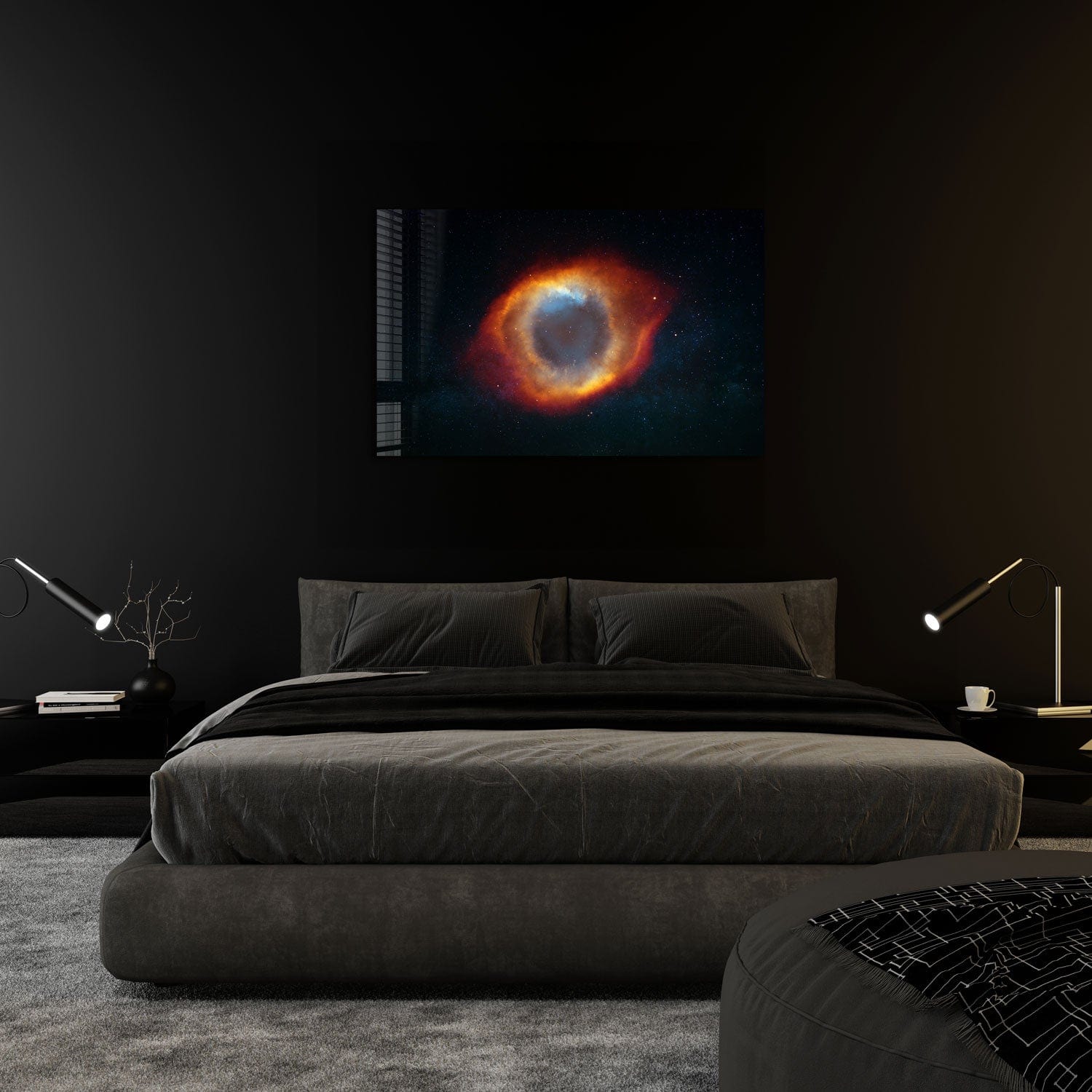 Artronauts Glass Print Nebula Eye