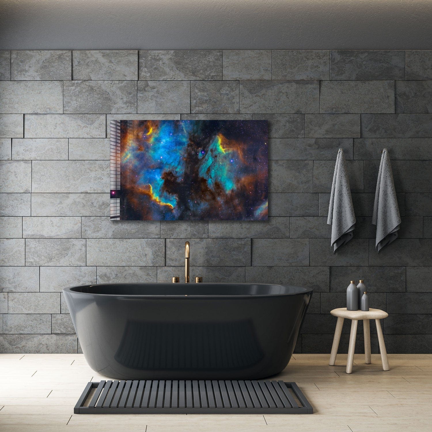 Artronauts Glass Print Cosmic Stars