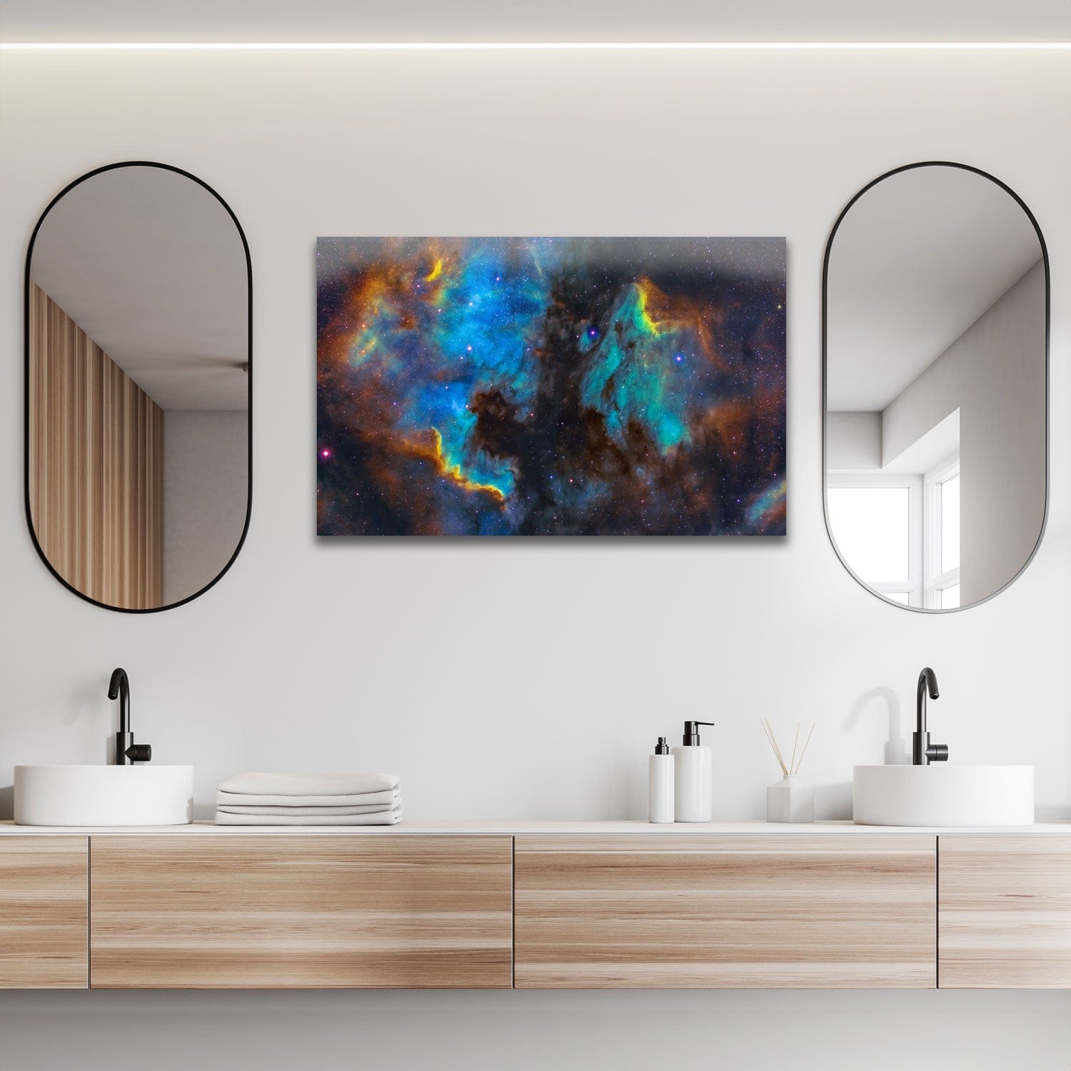 Artronauts Glass Print Cosmic Stars