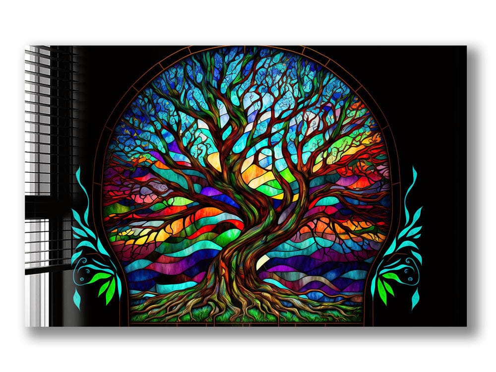 Artronauts Glass Print Magical Tree