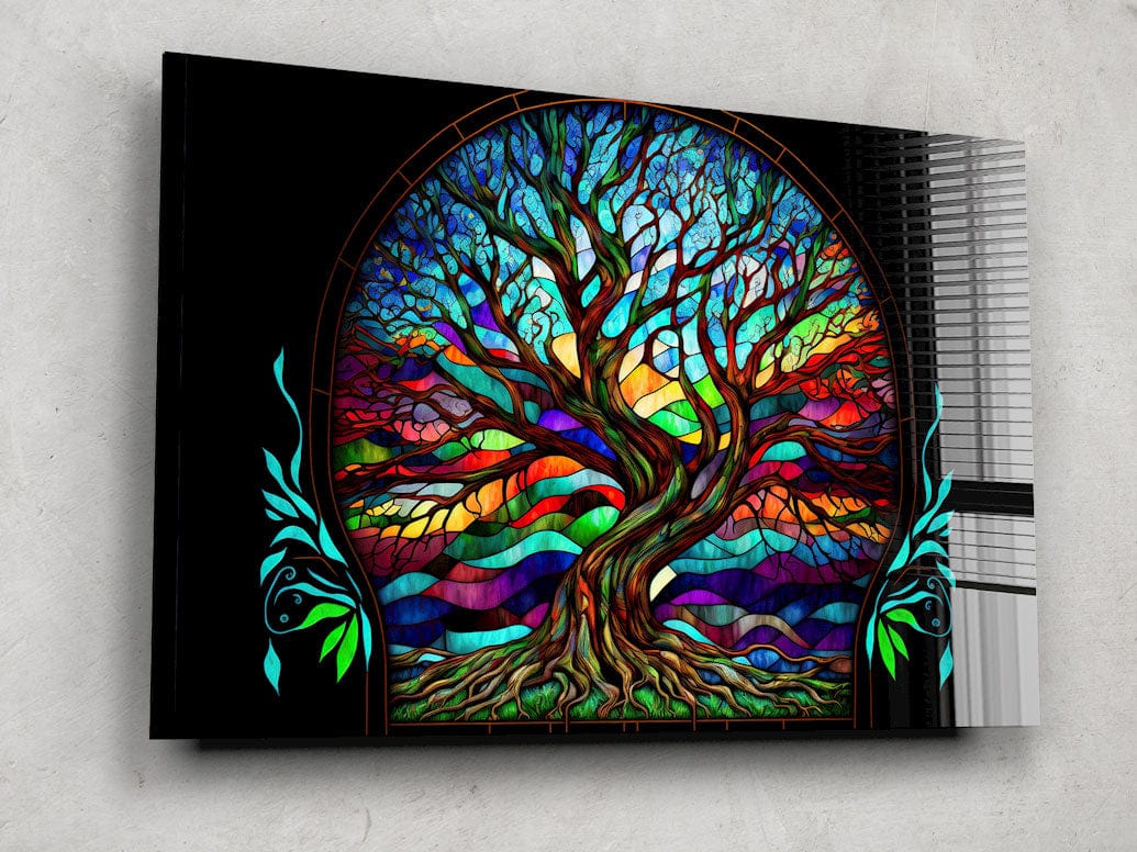 Artronauts Glass Print Magical Tree