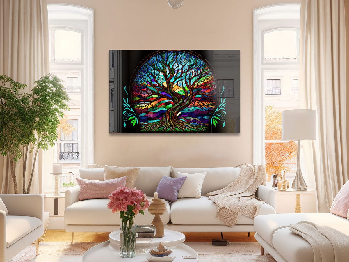 Artronauts Glass Print Magical Tree