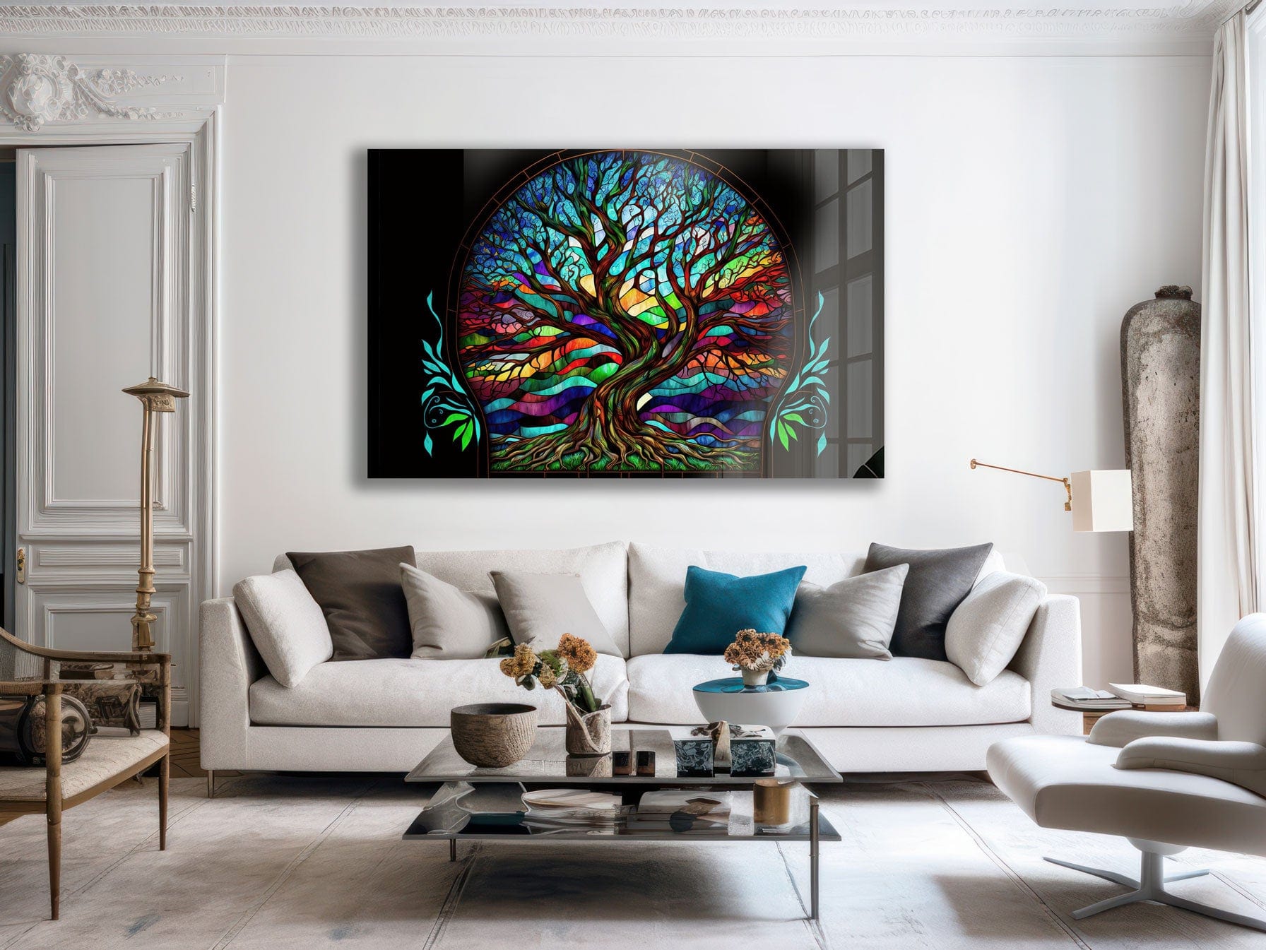 Artronauts Glass Print Magical Tree