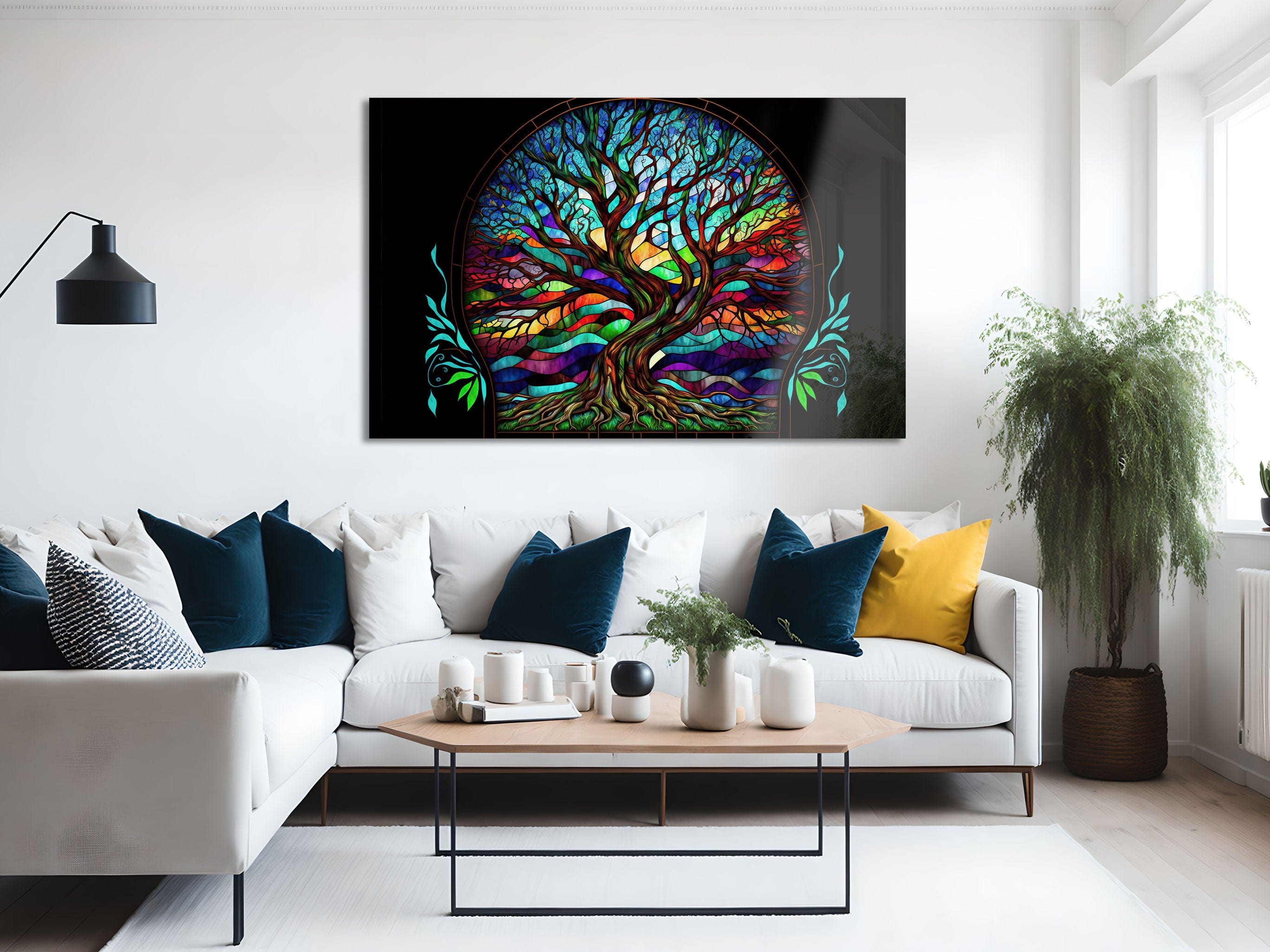Artronauts Glass Print Magical Tree