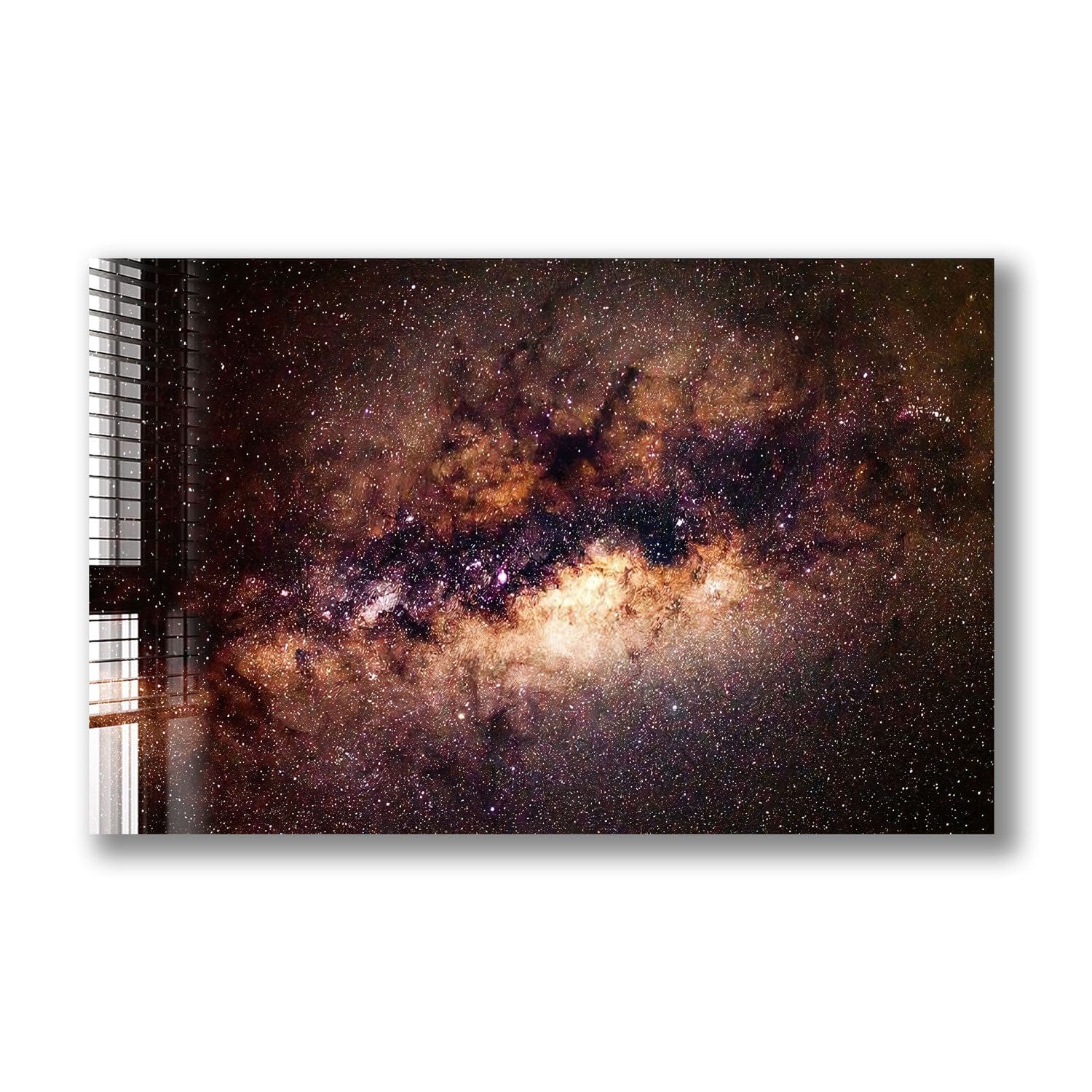 Artronauts Glass Print The Milky Way