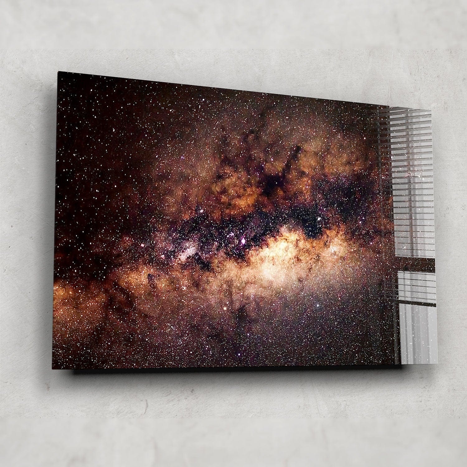 Artronauts Glass Print The Milky Way