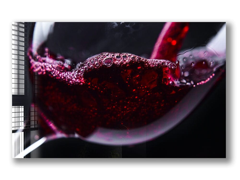 Artronauts Glass Print Red Wine