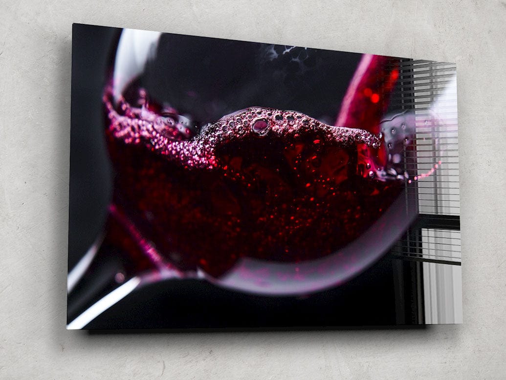 Artronauts Glass Print Red Wine