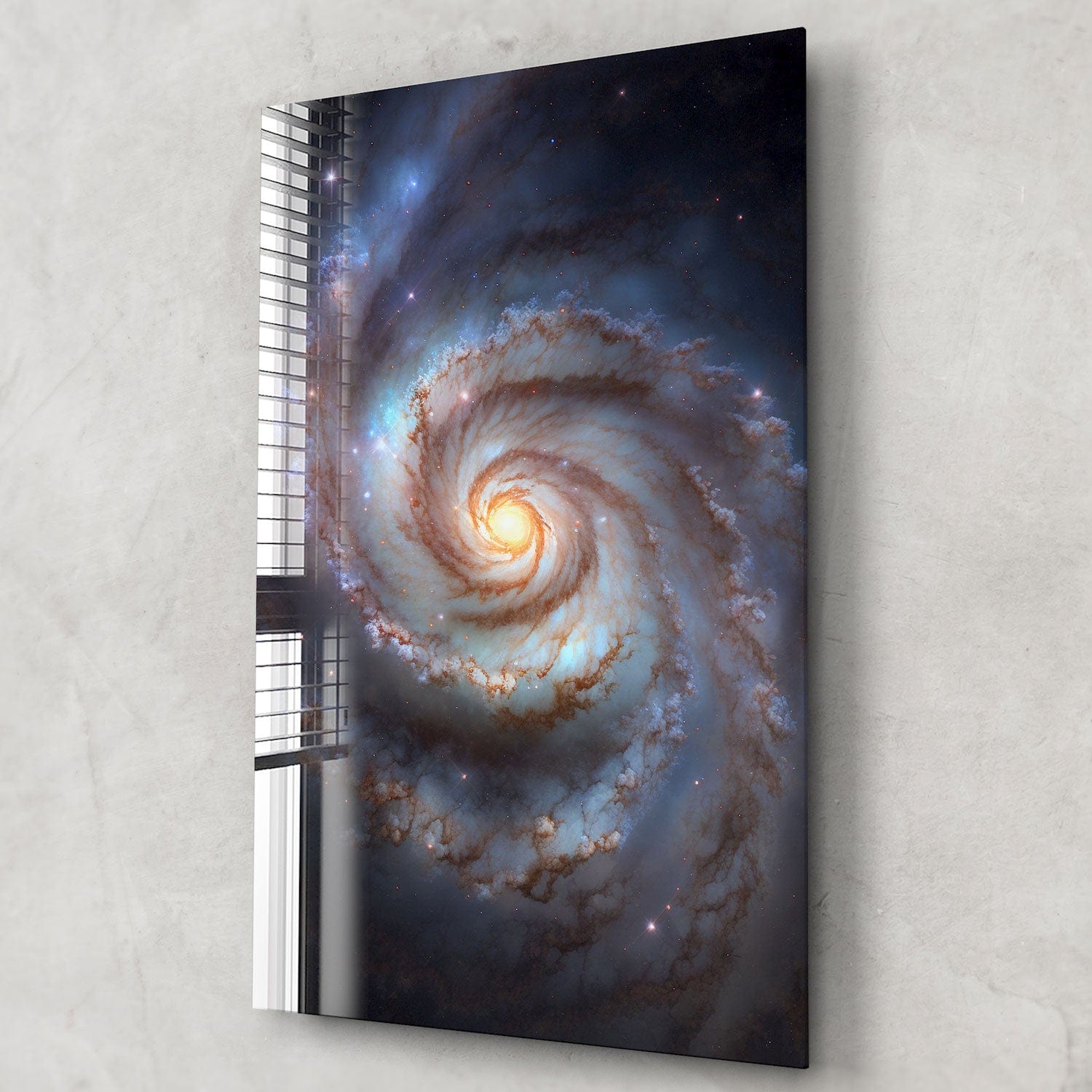 Artronauts Glass Print Whirlpool Galaxy