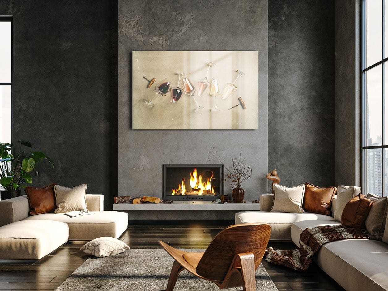 Artronauts Glass Print Wine Set