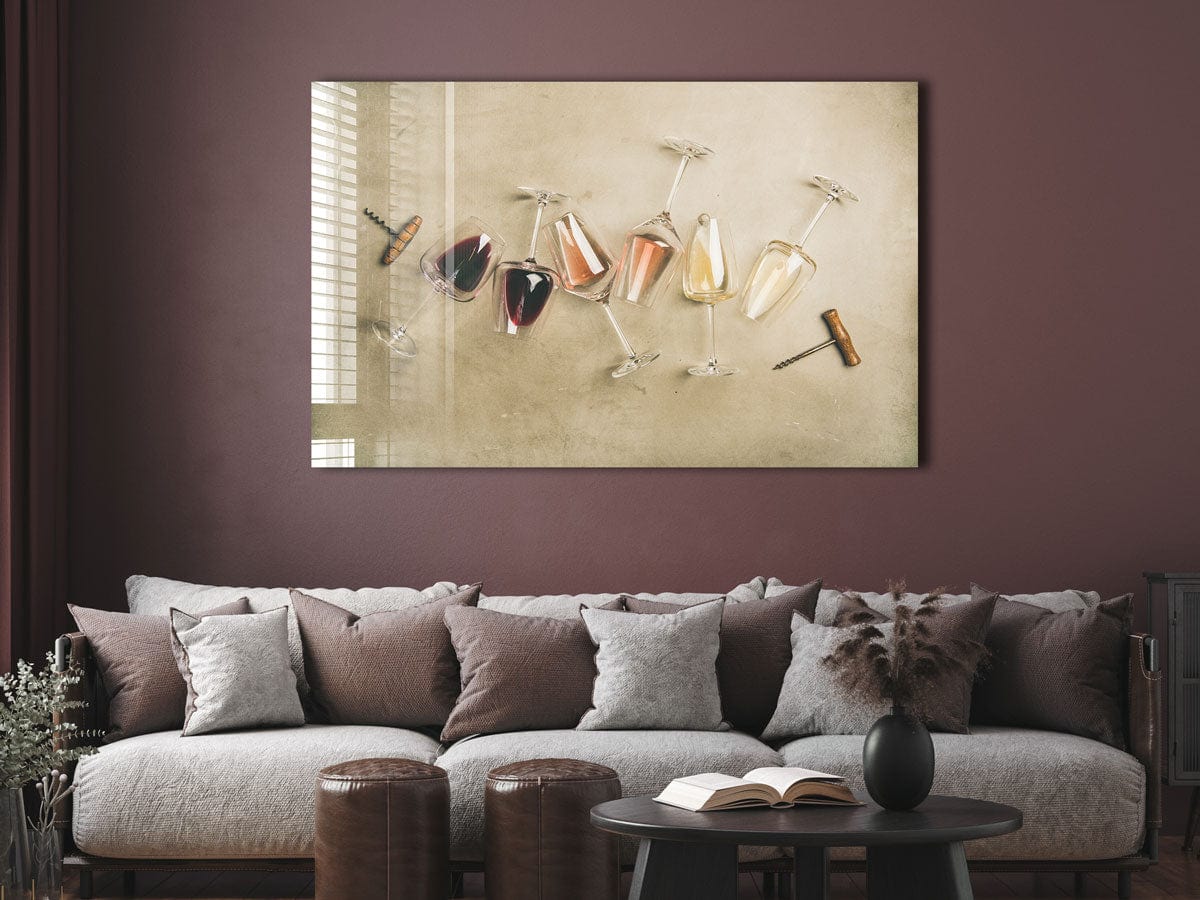 Artronauts Glass Print Wine Set