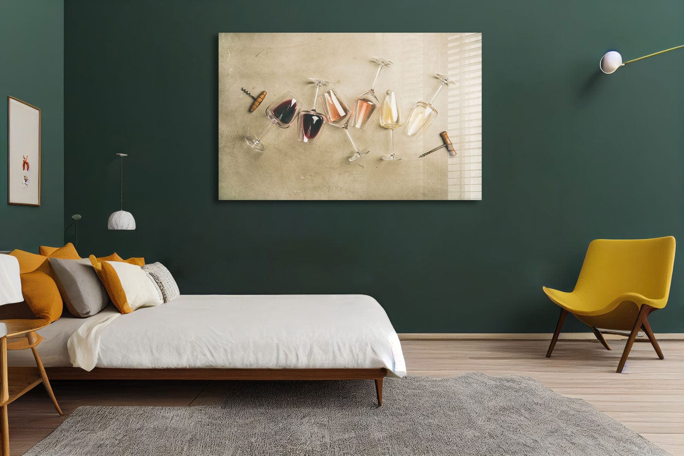 Artronauts Glass Print Wine Set