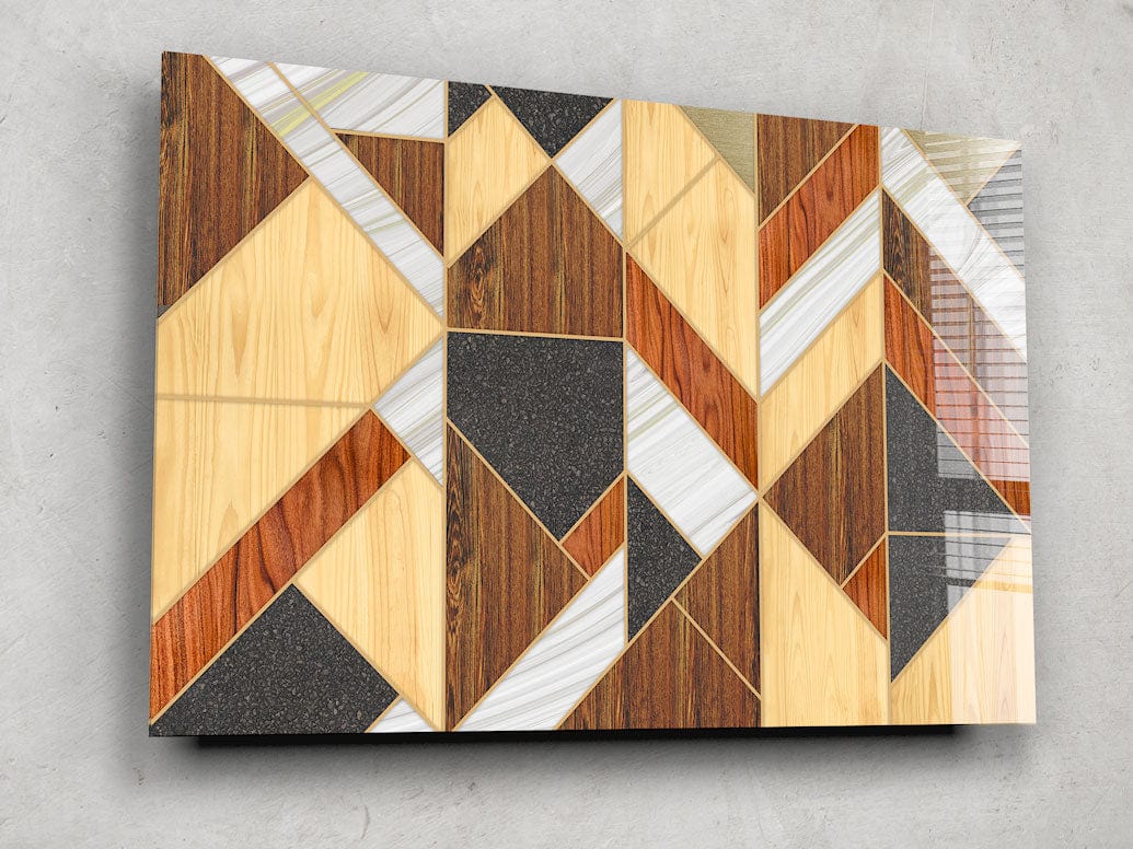 Artronauts Glass Print Wooden Patterns