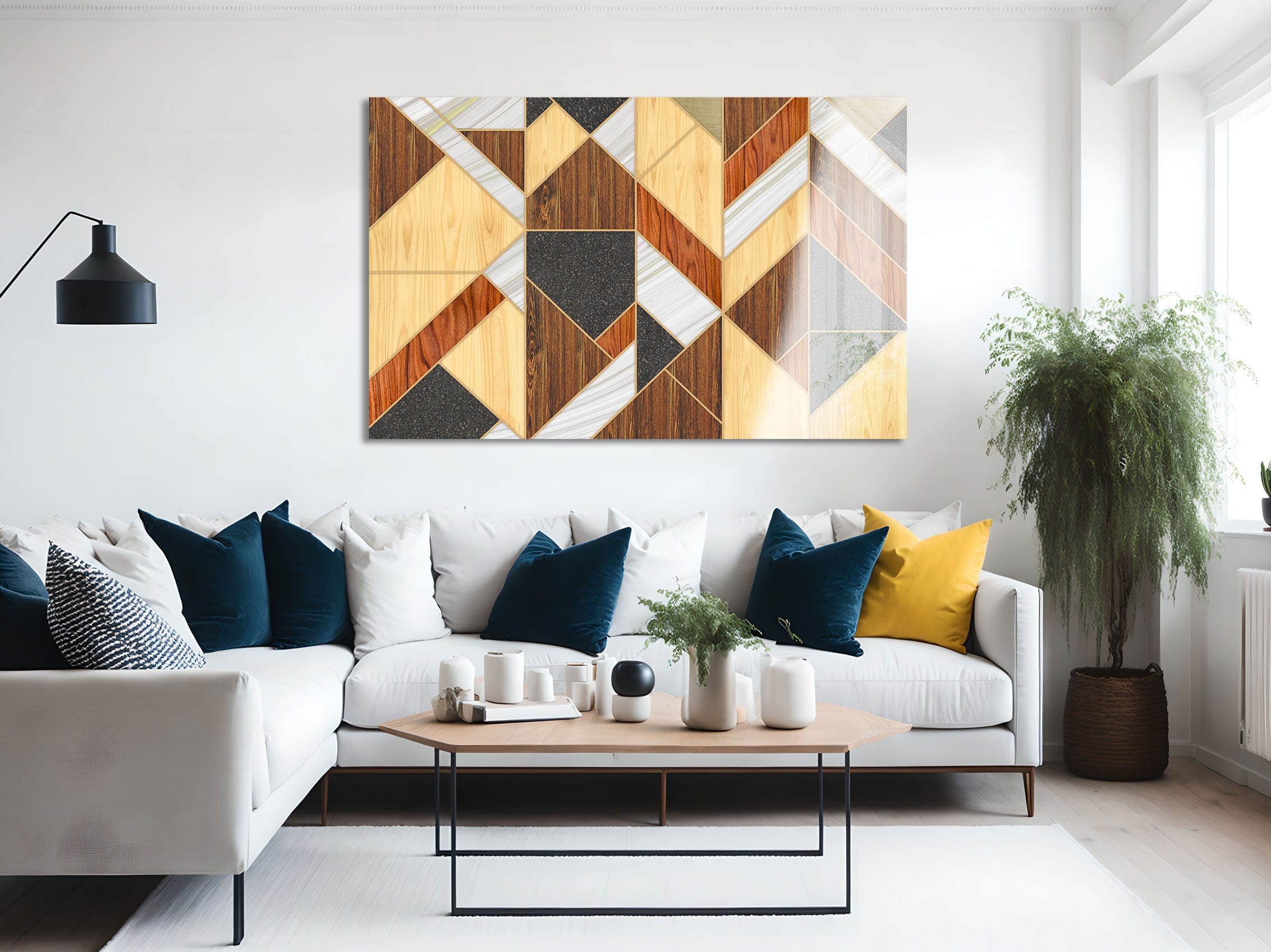Artronauts Glass Print Wooden Patterns