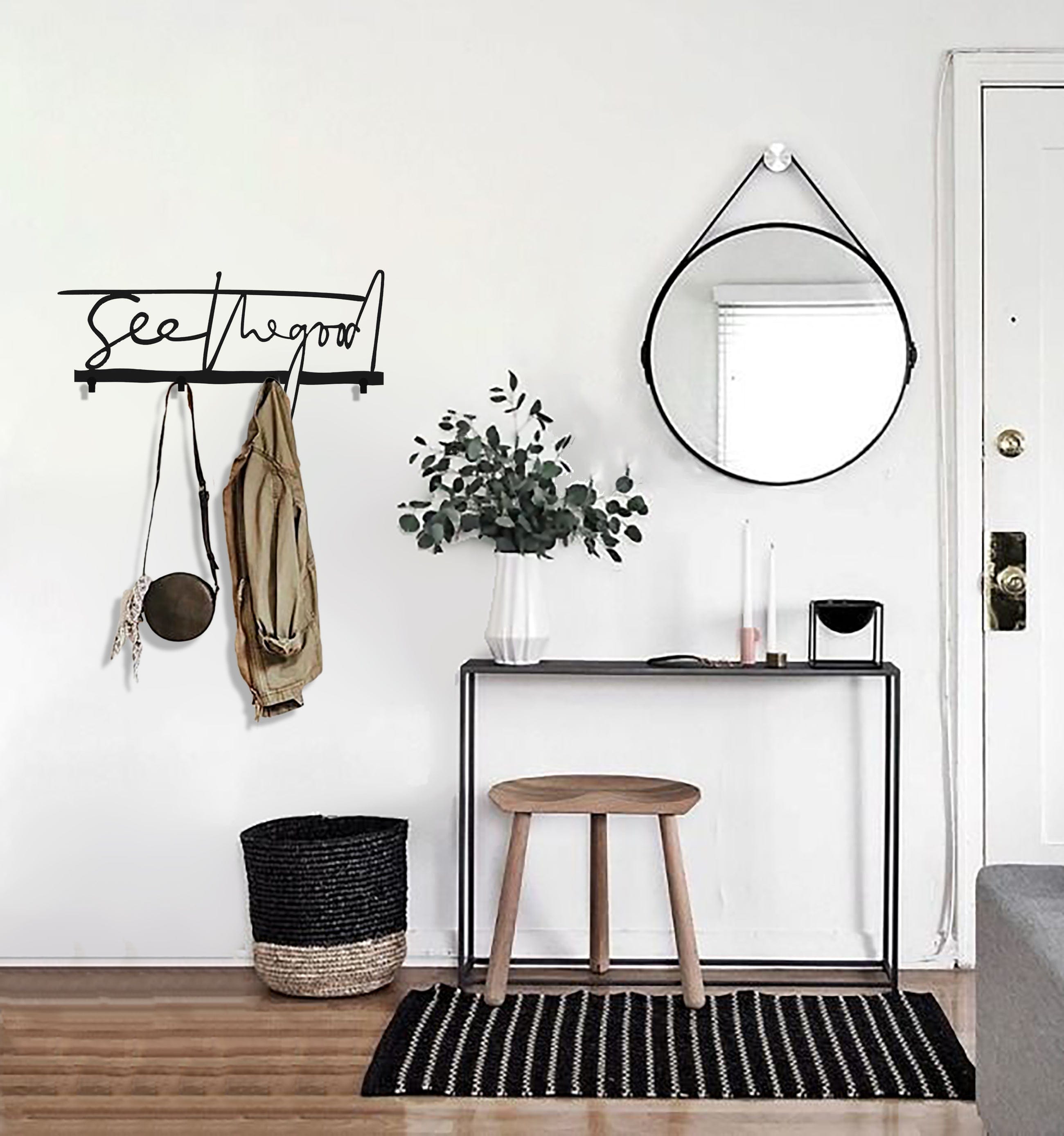 Artronauts Art Metal Wall Arts See the Good Coat Rack - Metal