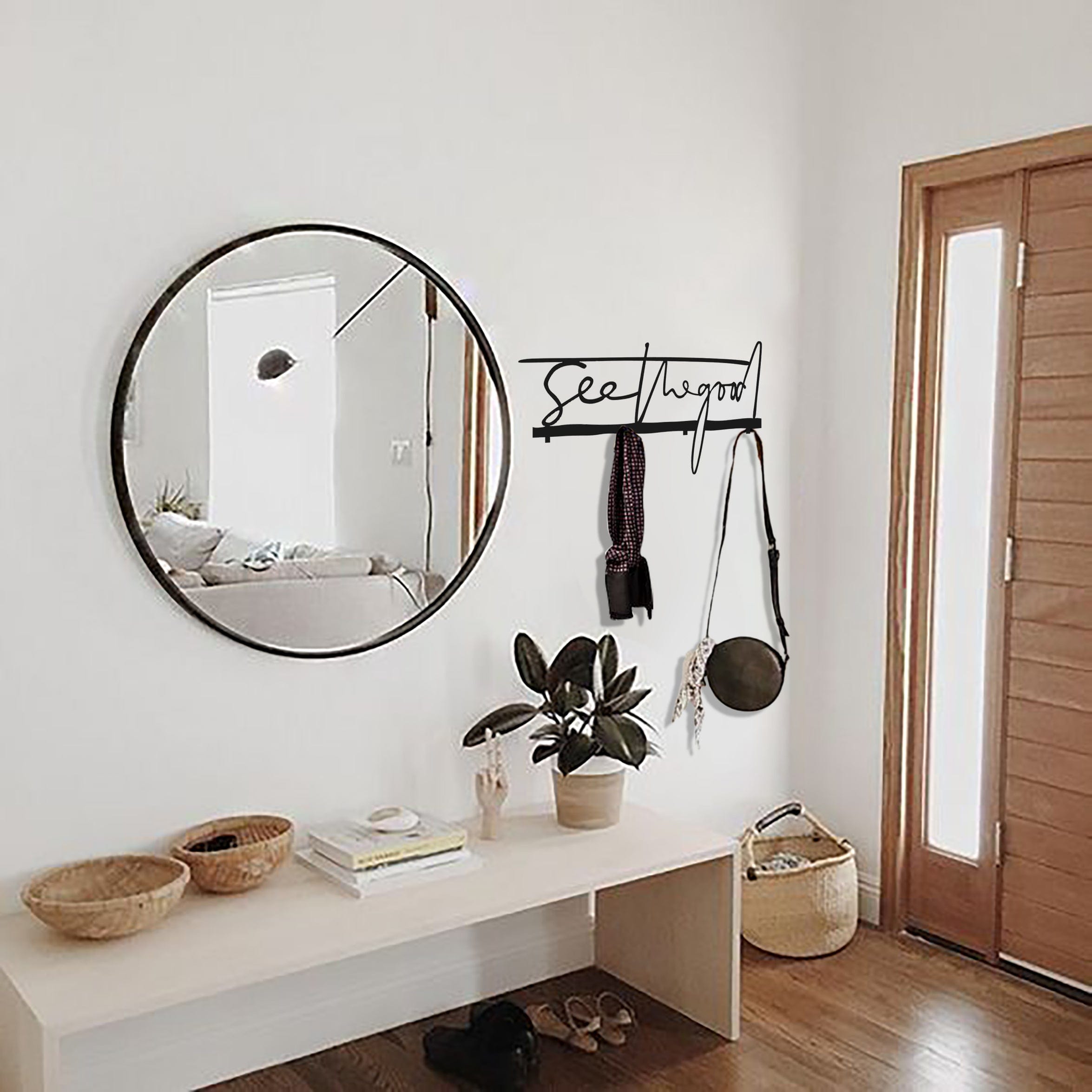 Artronauts Art Metal Wall Arts See the Good Coat Rack - Metal