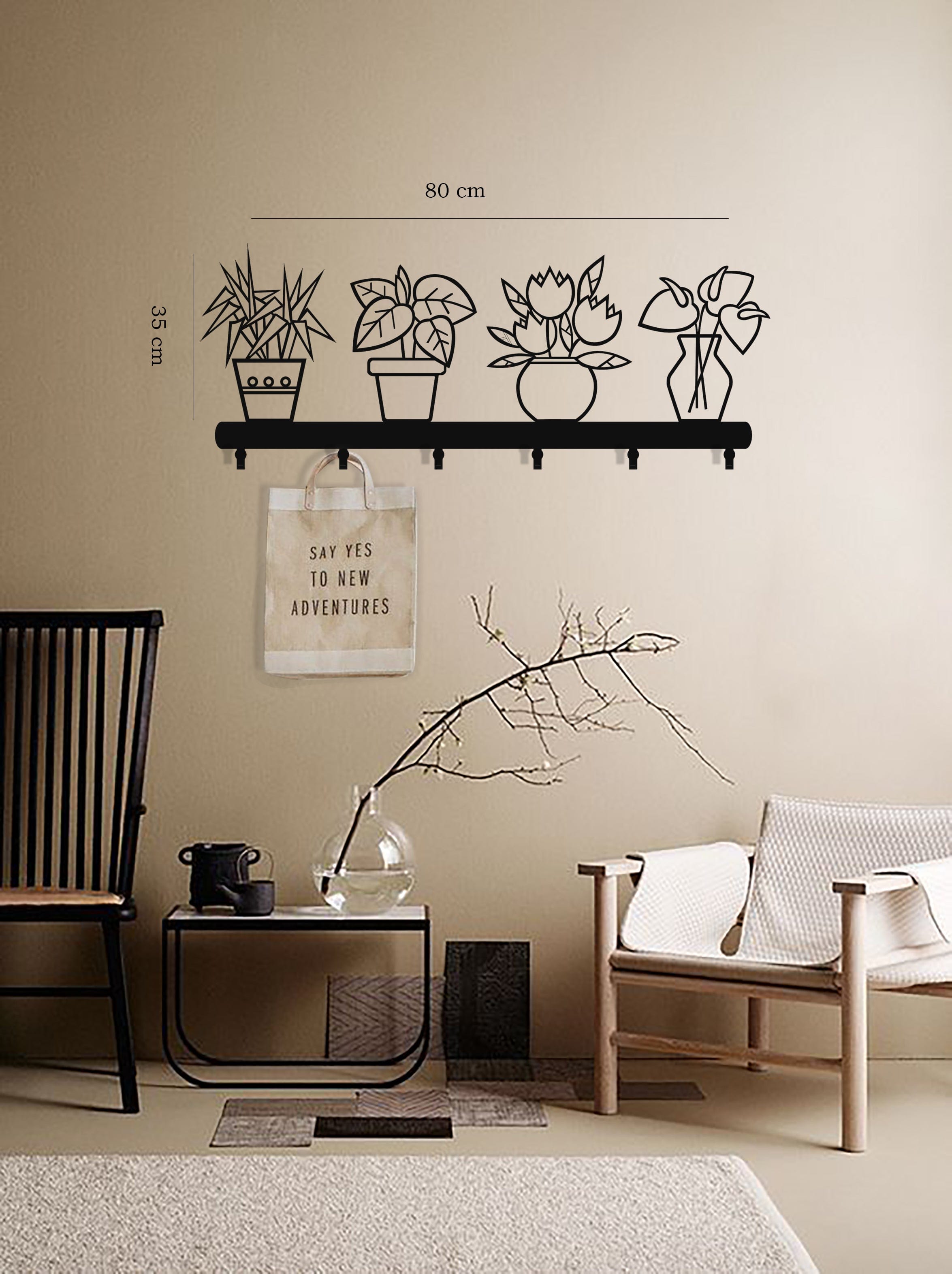 Artronauts Art Metal Wall Arts Bloom Coat Rack - Metal