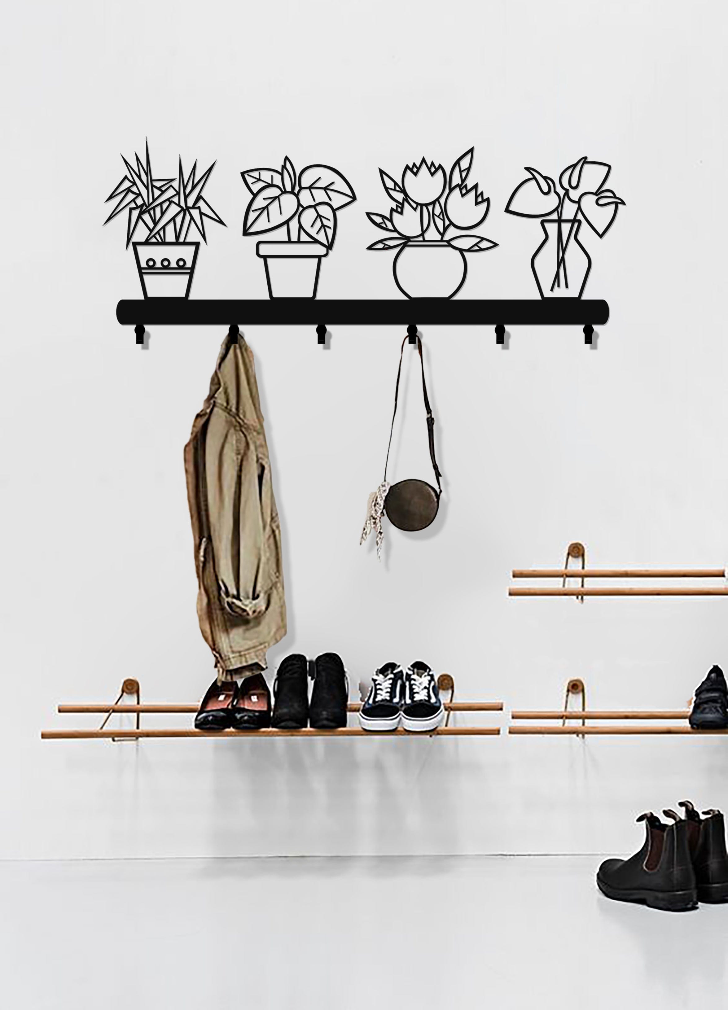 Artronauts Art Metal Wall Arts Bloom Coat Rack - Metal