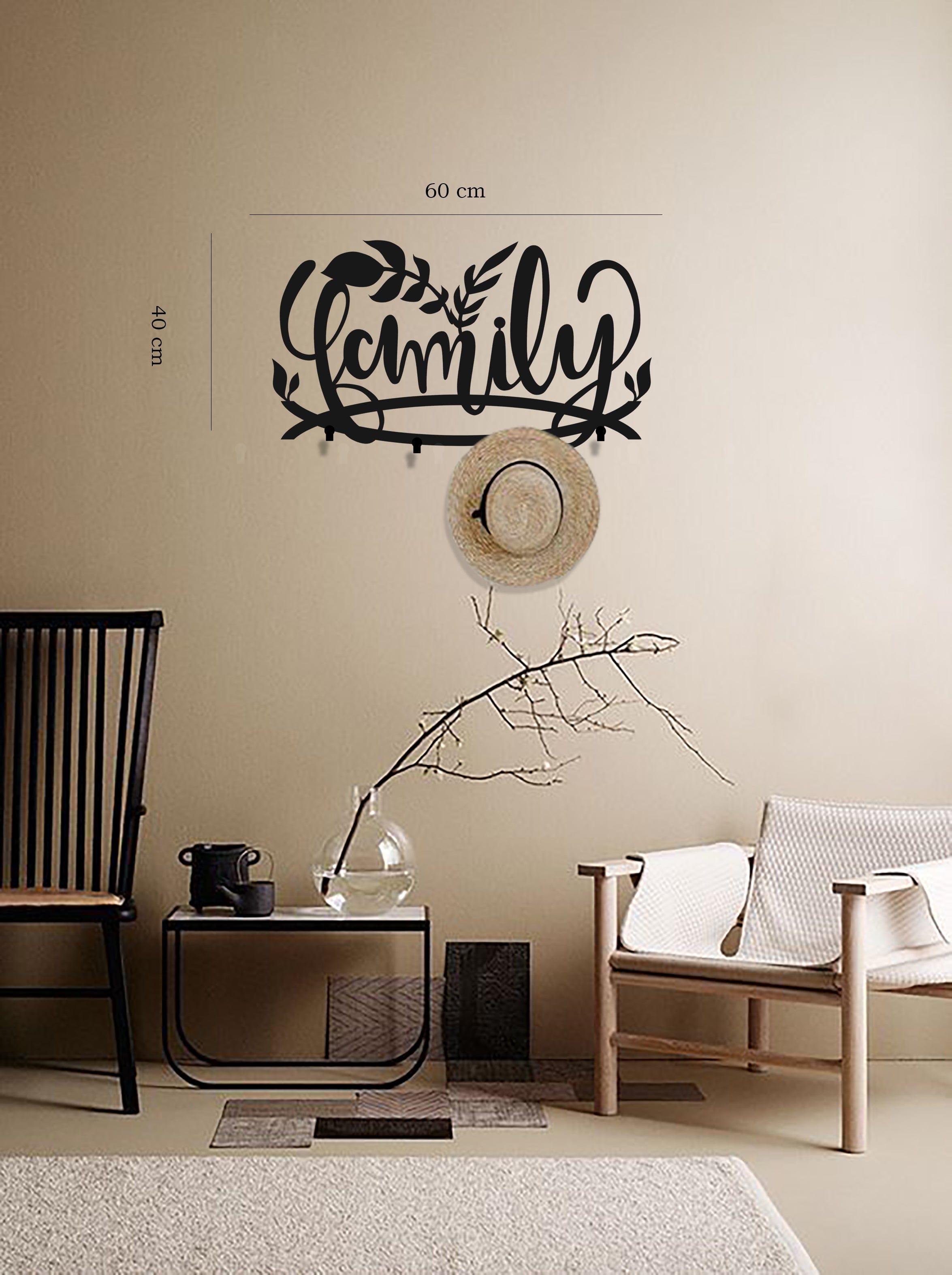 Artronauts Art Metal Wall Arts Family Coat Rack