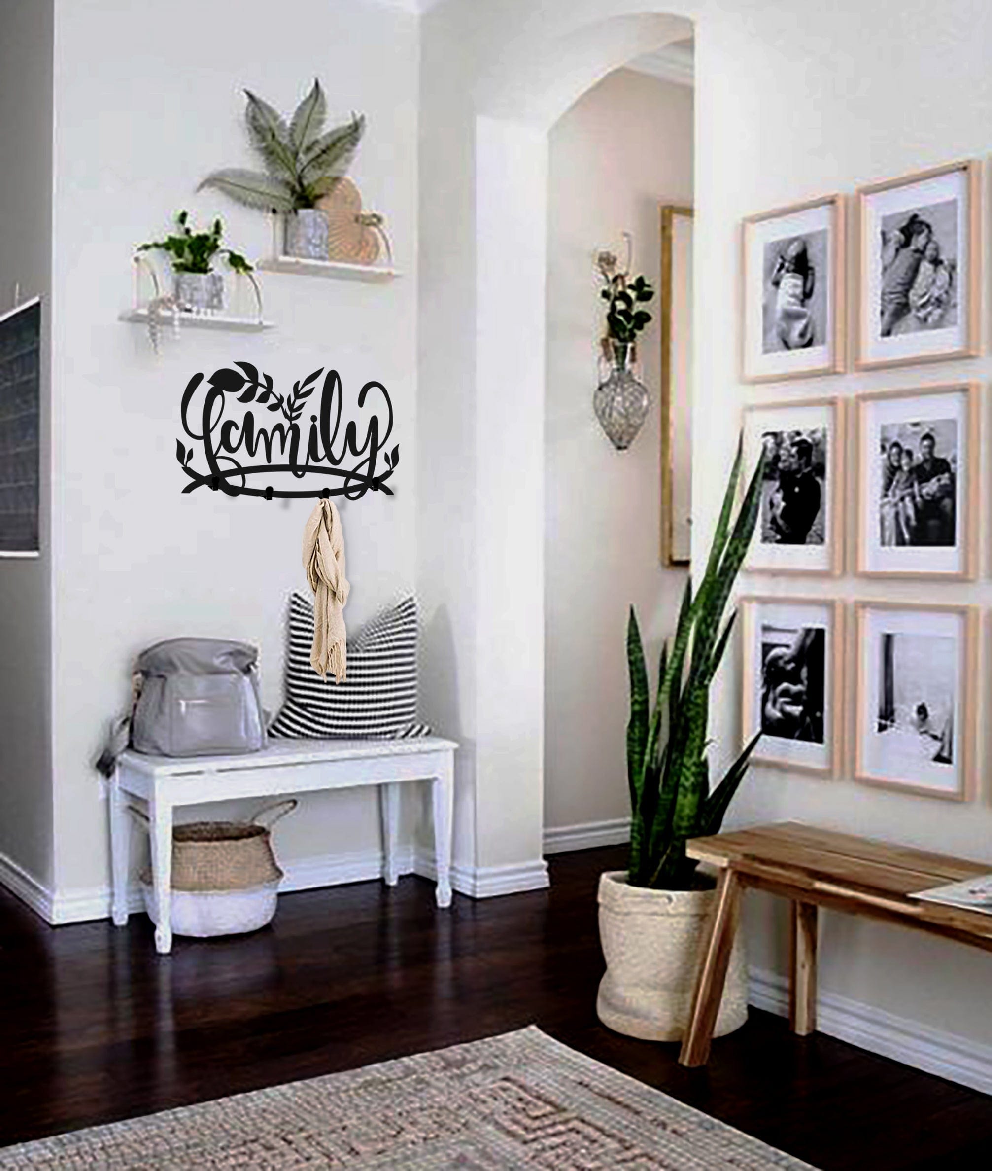 Artronauts Art Metal Wall Arts Family Coat Rack