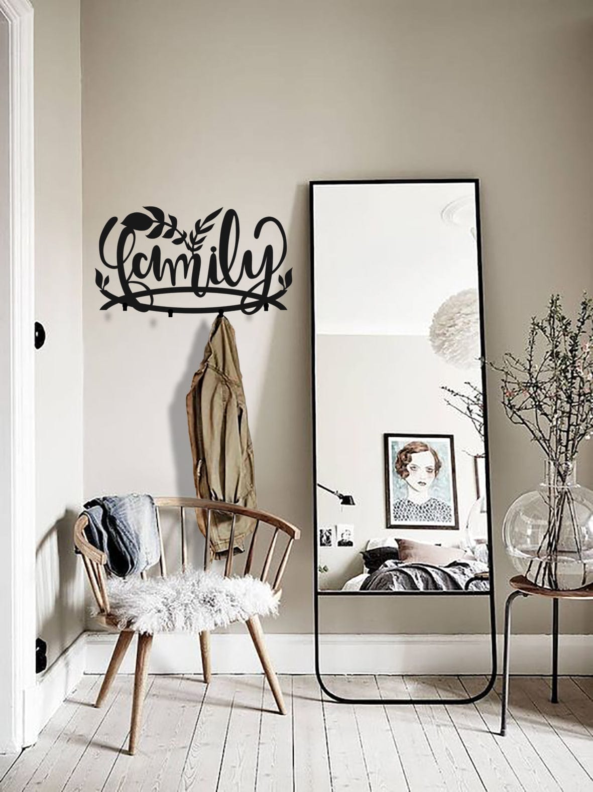 Artronauts Art Metal Wall Arts Family Coat Rack