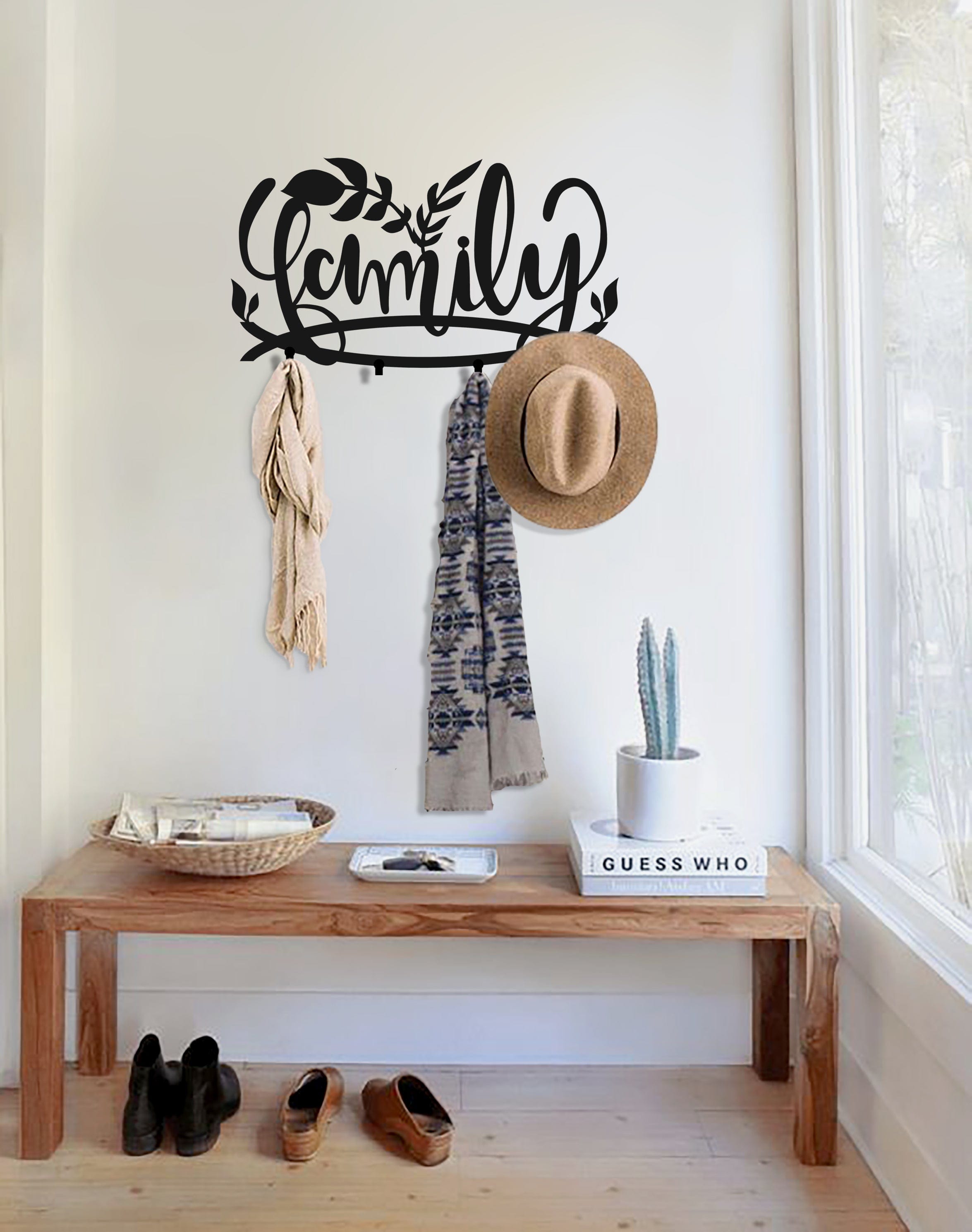 Artronauts Art Metal Wall Arts Family Coat Rack