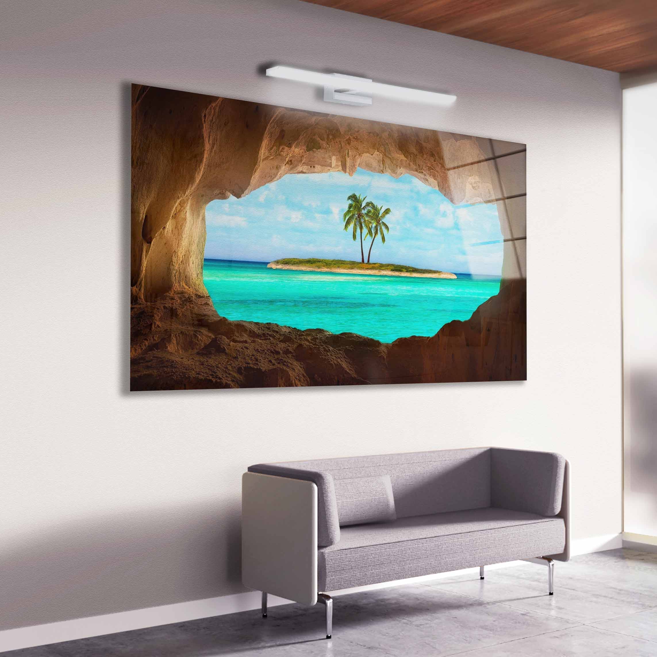 Artronauts Glass Print The Island