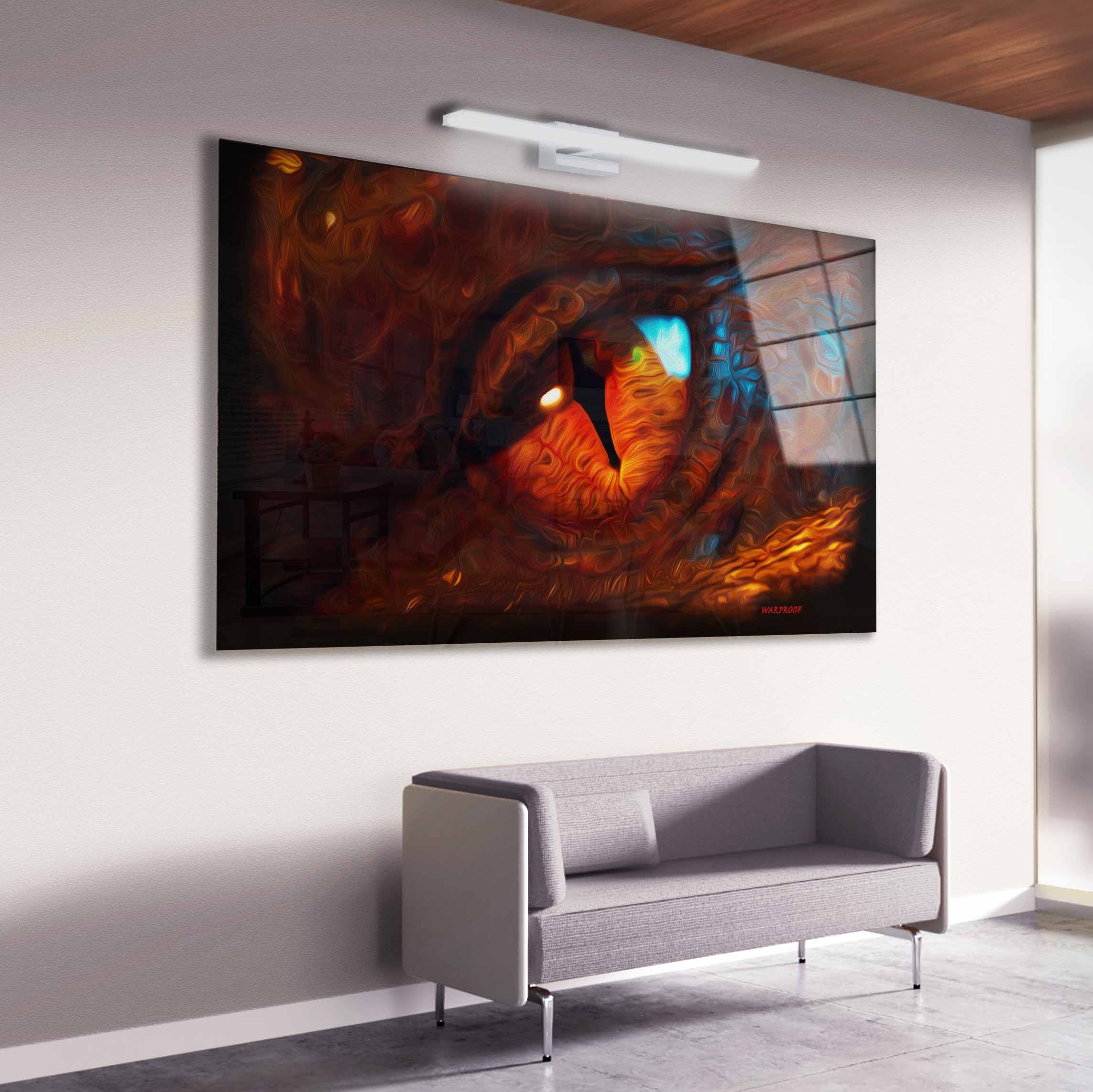 Artronauts Glass Print Eye of the Dragon Glass Print Wall Art