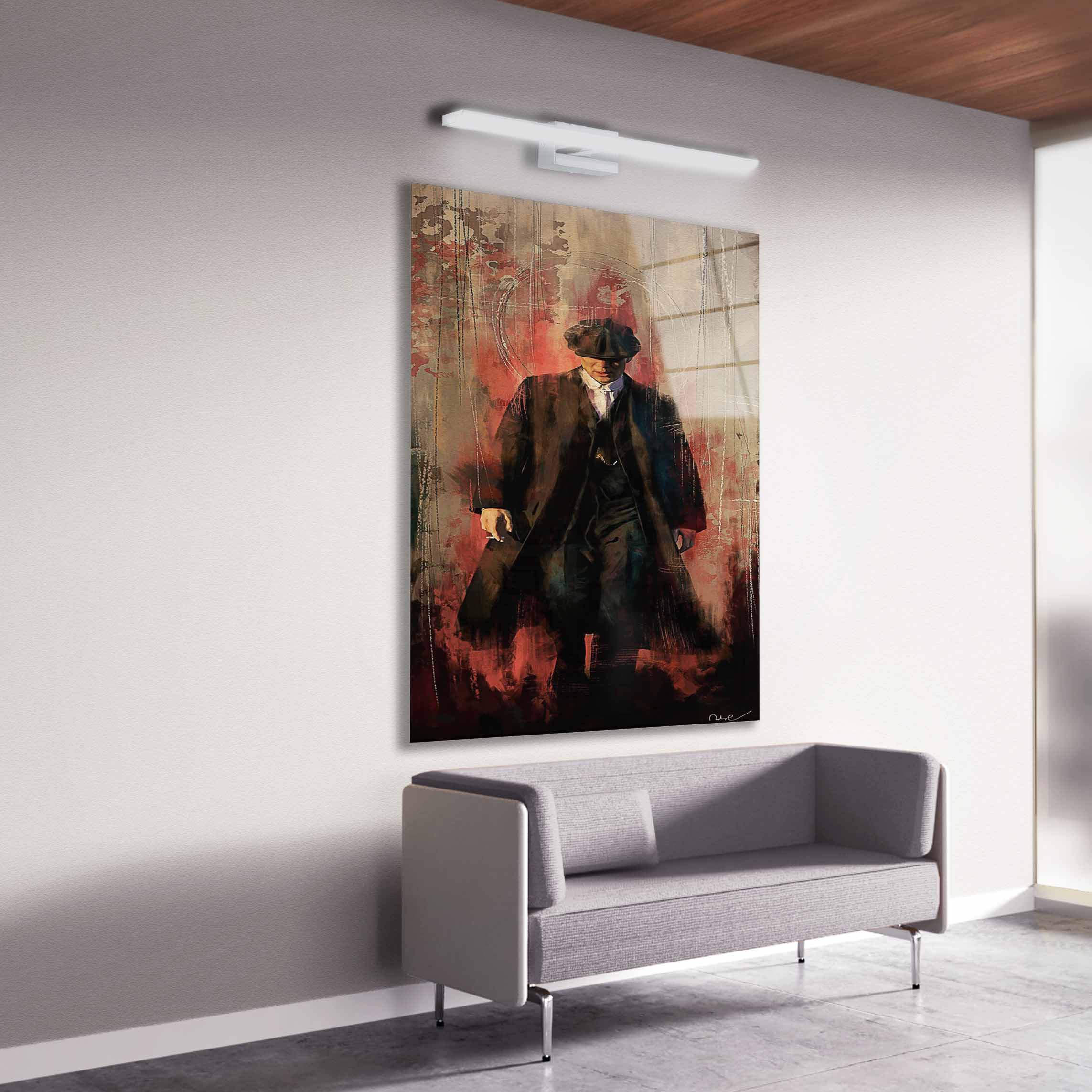 Artronauts Glass Print Thomas Shelby