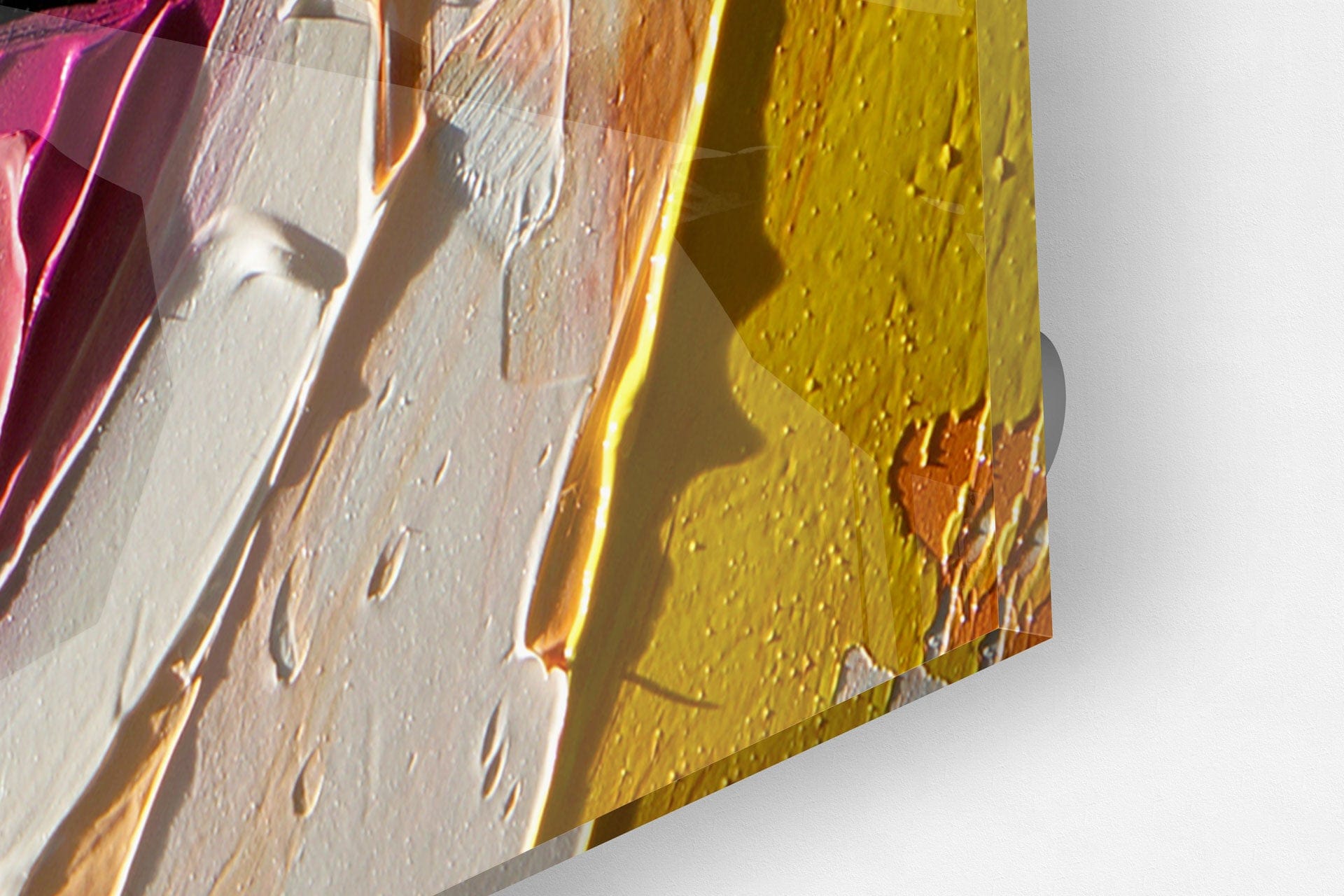 Artronauts Glass Print Mysterious Face