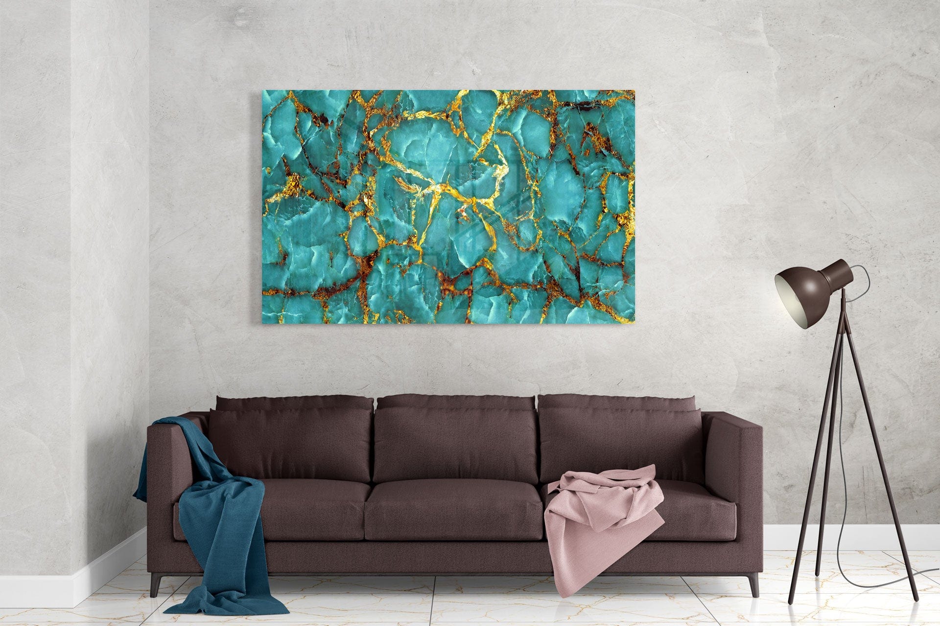 Artronauts Clearance T. Gold Veined Marble Design