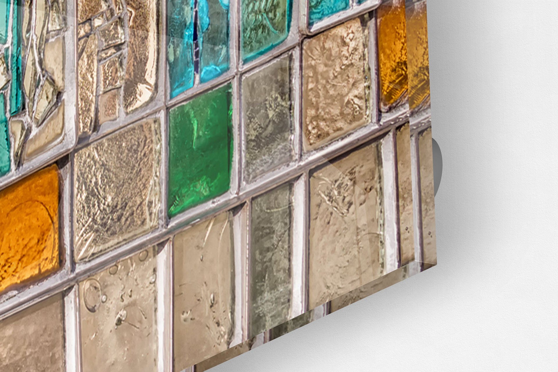 Artronauts Glass Print Colourful Italian Stained Glass Patterns