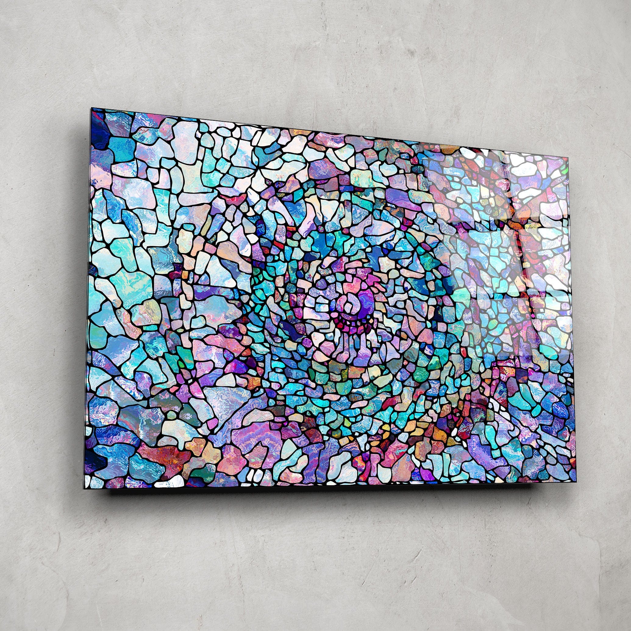 Artronauts Art Clearance T. Blue & Purple Spiral