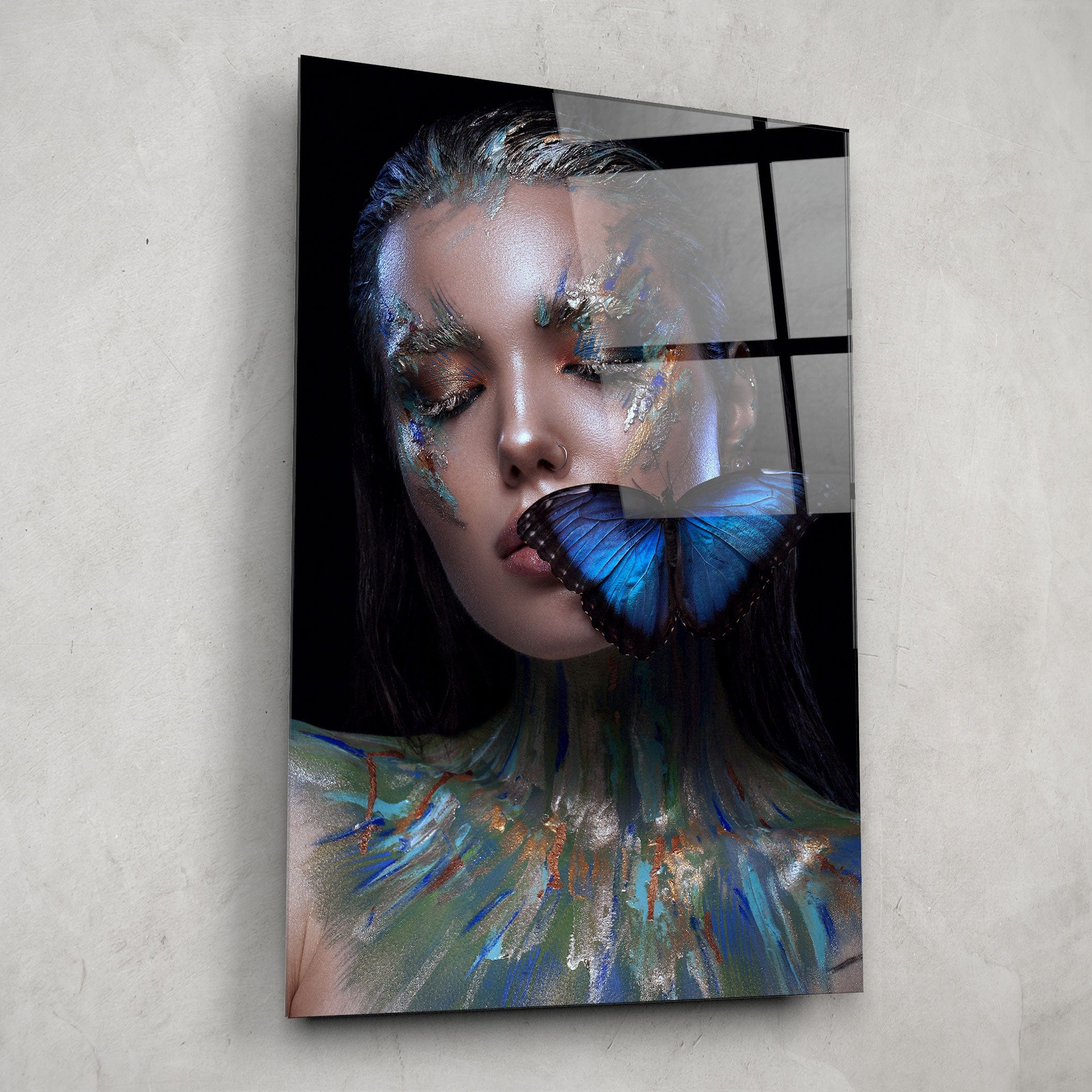 Artronauts Clearance T. Blue Painted Woman