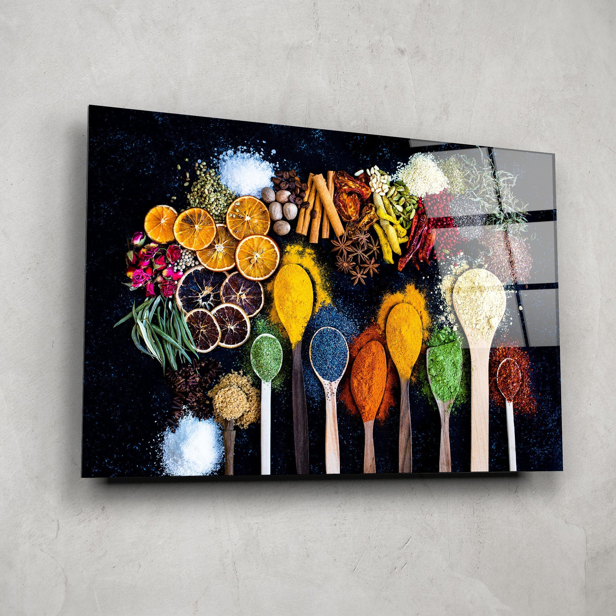 Artronauts Art Glass Print Spices II