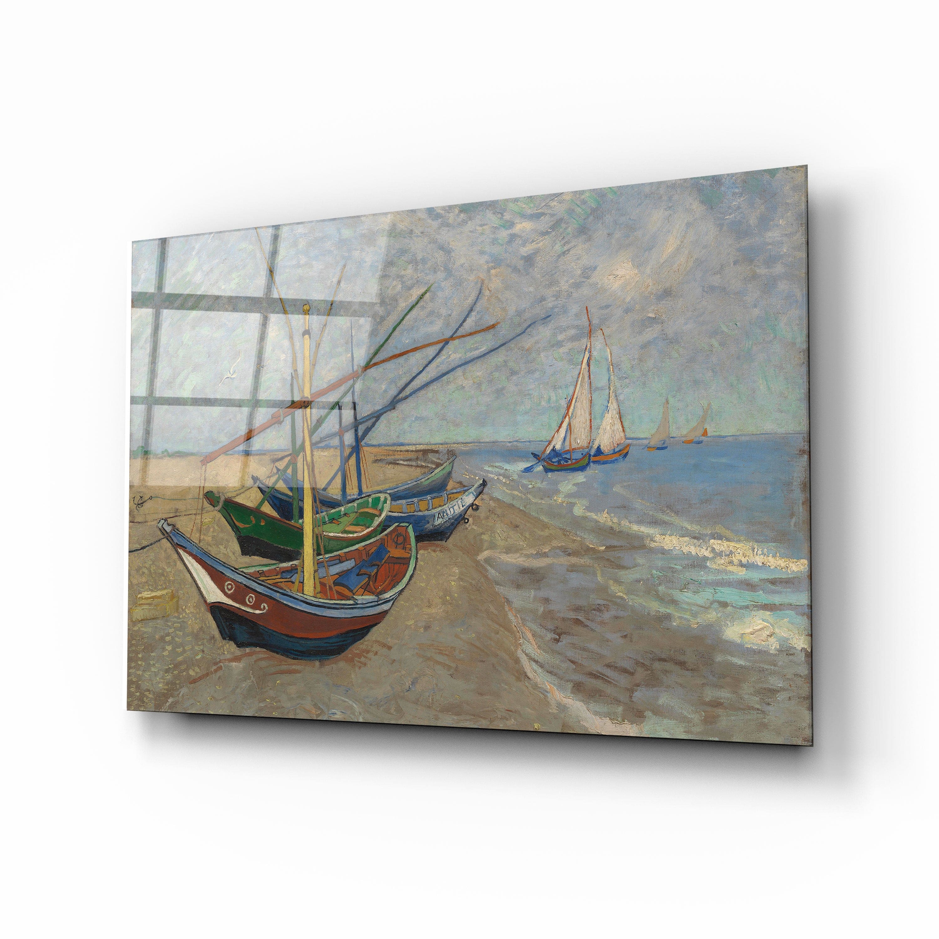 Artronauts Art Clearance T. Fishing Boats on the Beach
