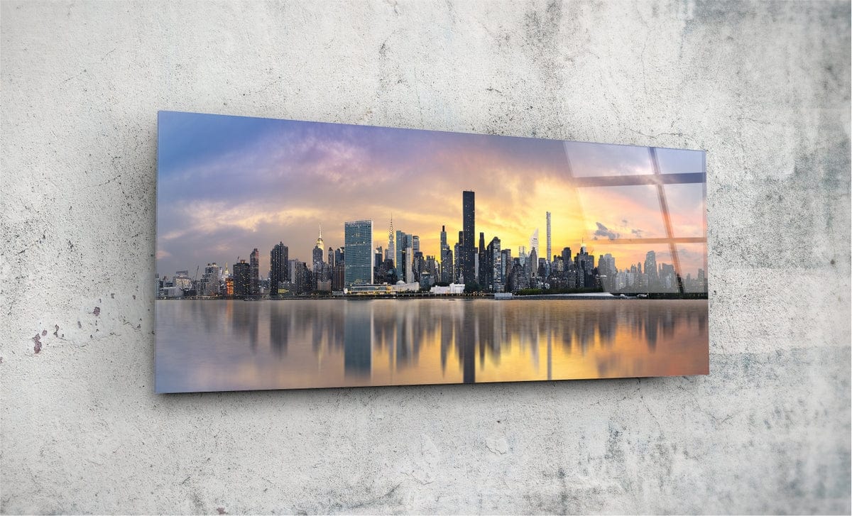 Artronauts Art Glass Print 92x36cm New York City Panoramic